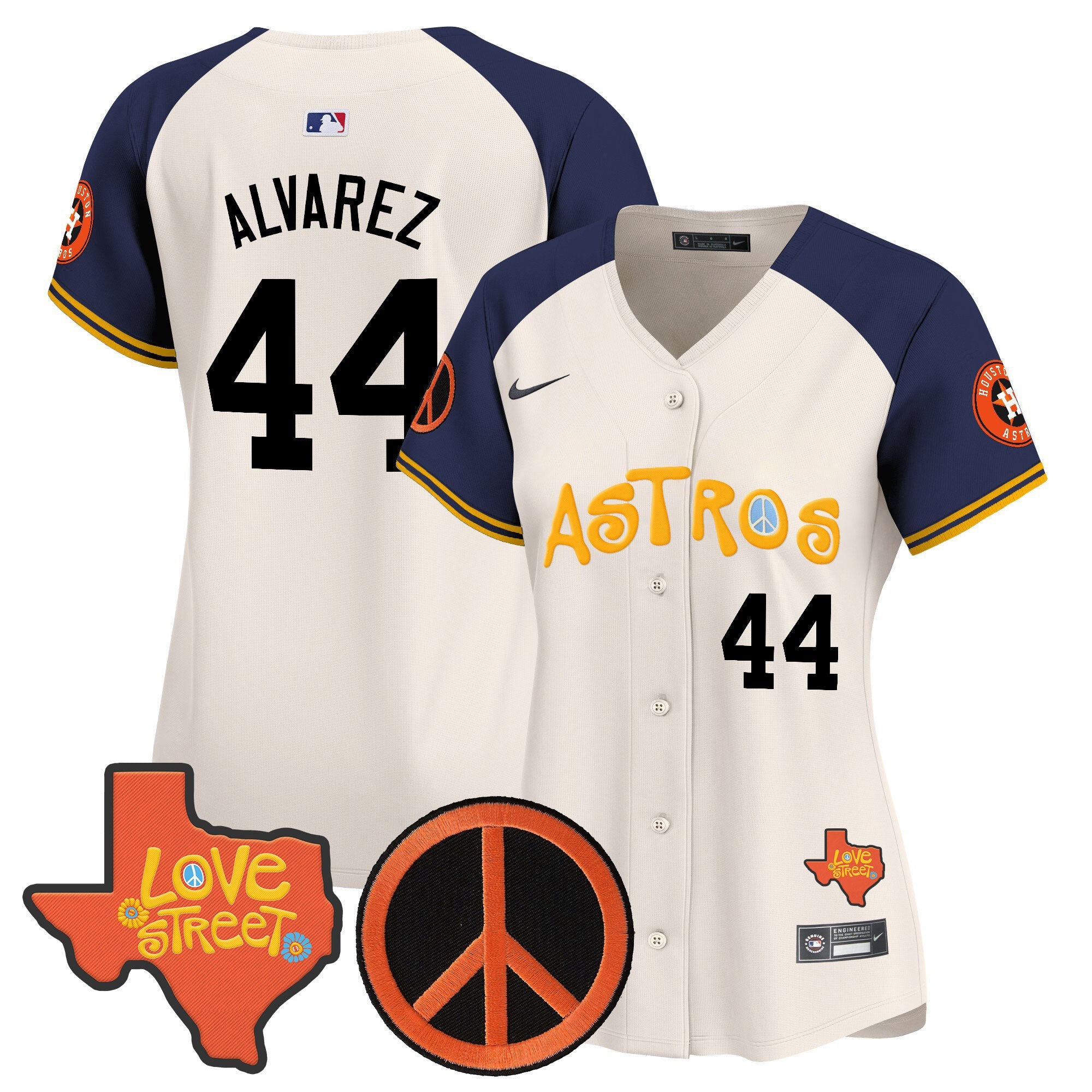 Women’s Love Street & Peace Sign Patch Vapor Premier Limited Jersey
