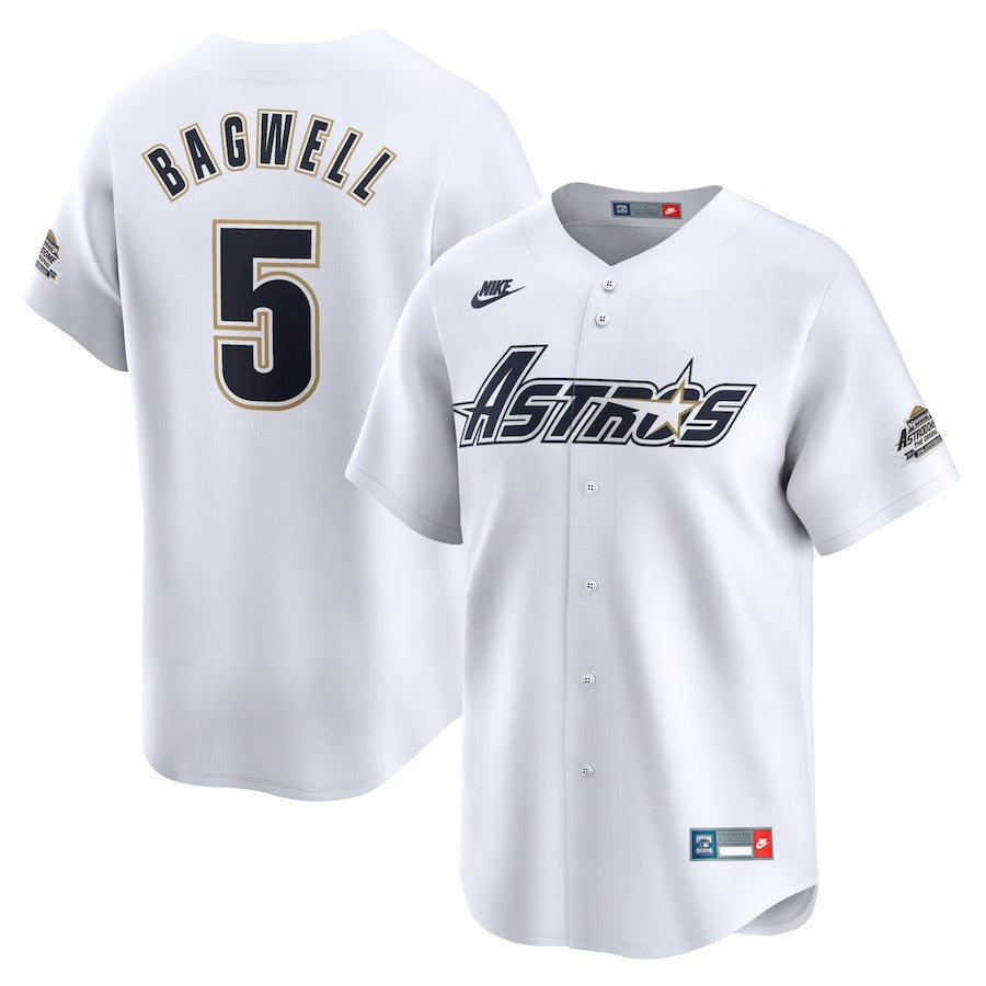 Houston Throwback Cooperstown Collection Vapor Limited Jersey – White