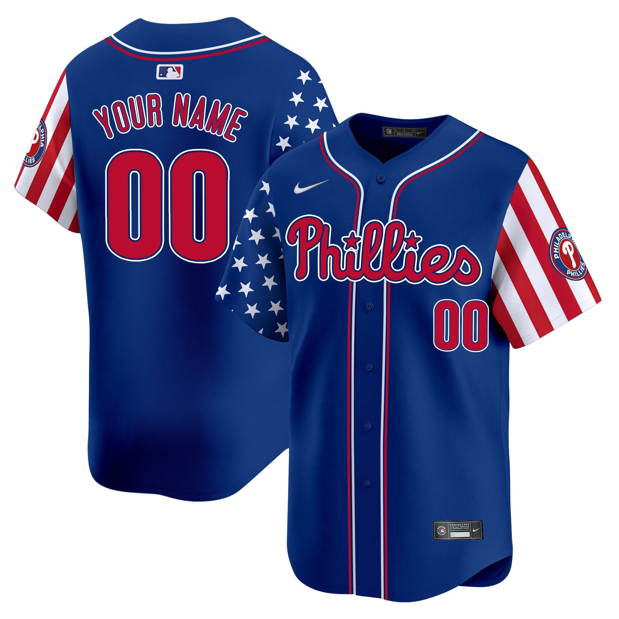 Philadelphia 2025 Independence Day Vapor Premier Limited Custom Jersey
