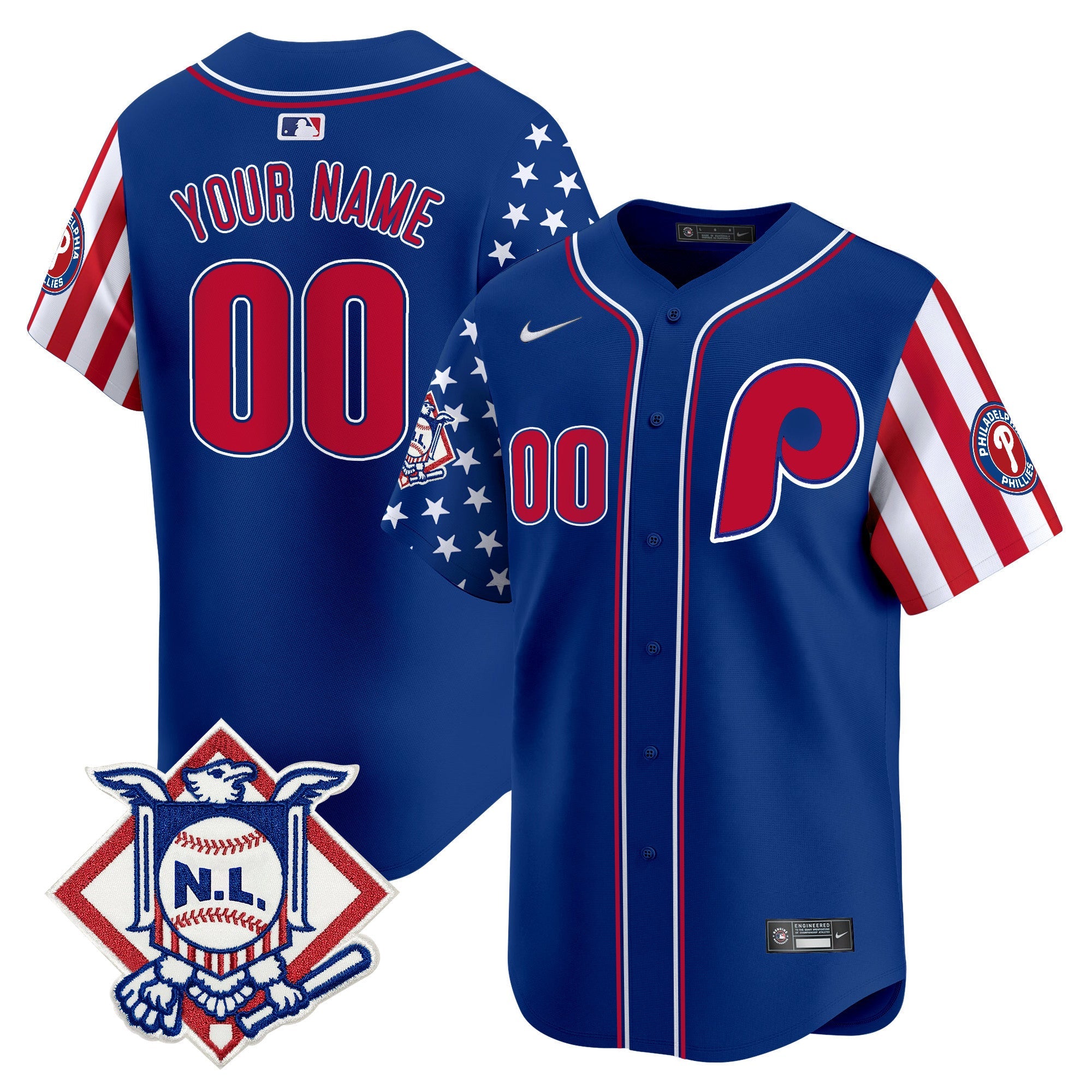 2024 Fourth of July Vapor Premier Limited Custom Jersey