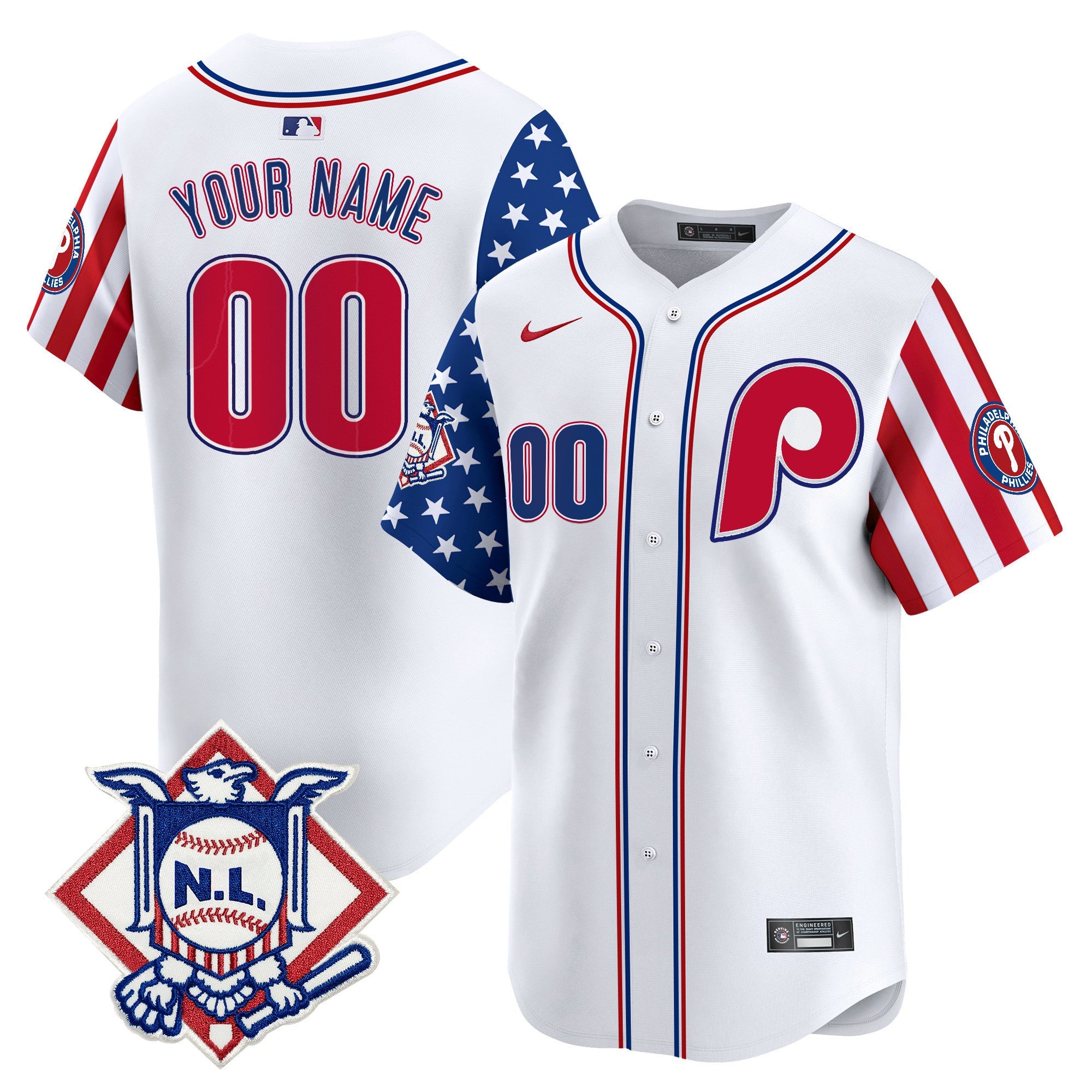2024 Fourth of July Vapor Premier Limited Custom Jersey