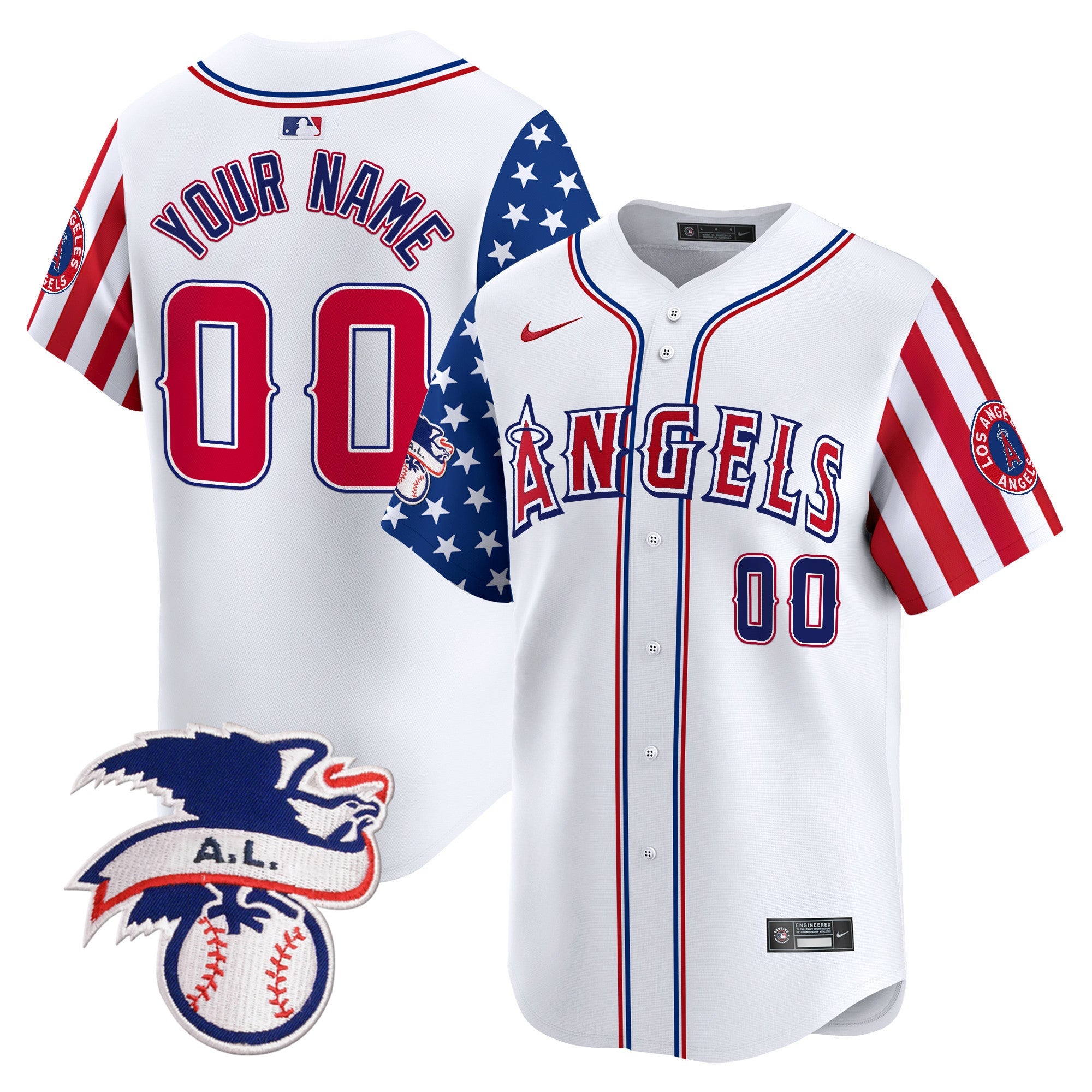 Los Angeles 2024 Fourth of July Vapor Premier Limited Custom Jersey