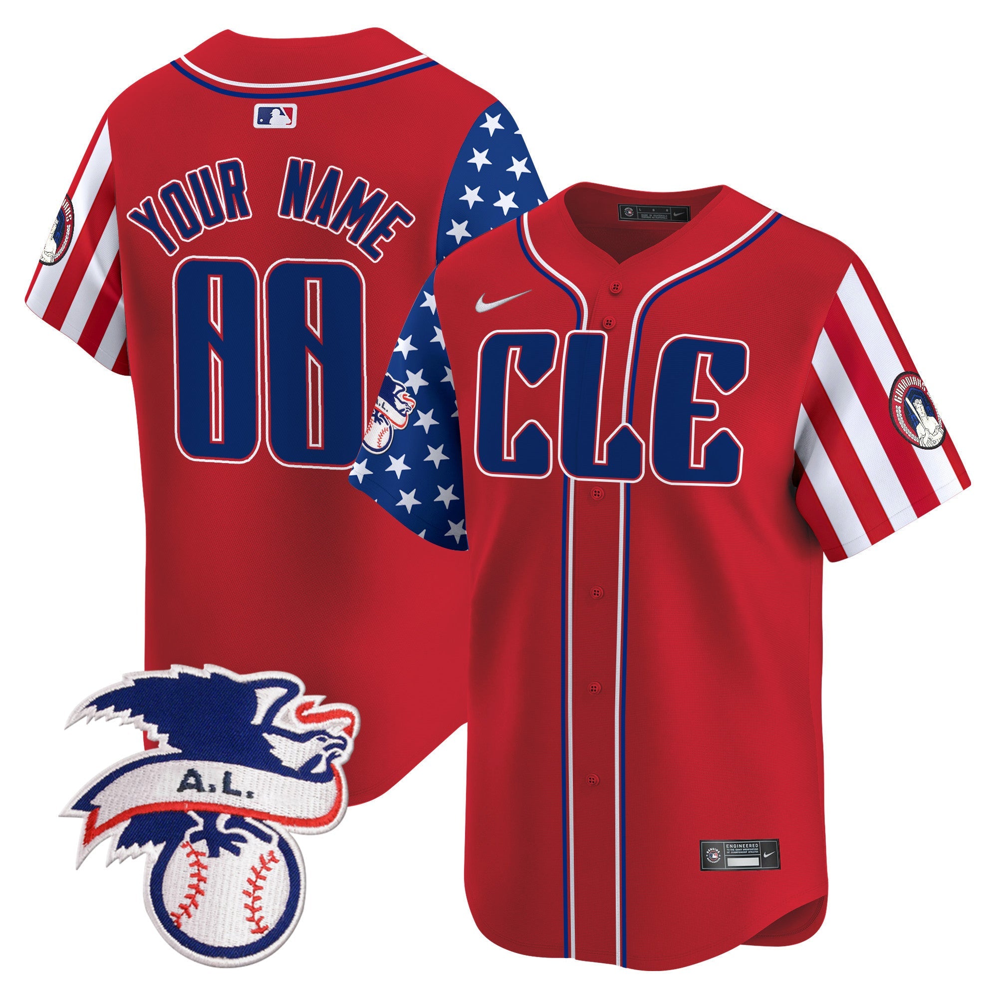 Cleveland 2024 Fourth of July Vapor Premier Limited Custom Jersey