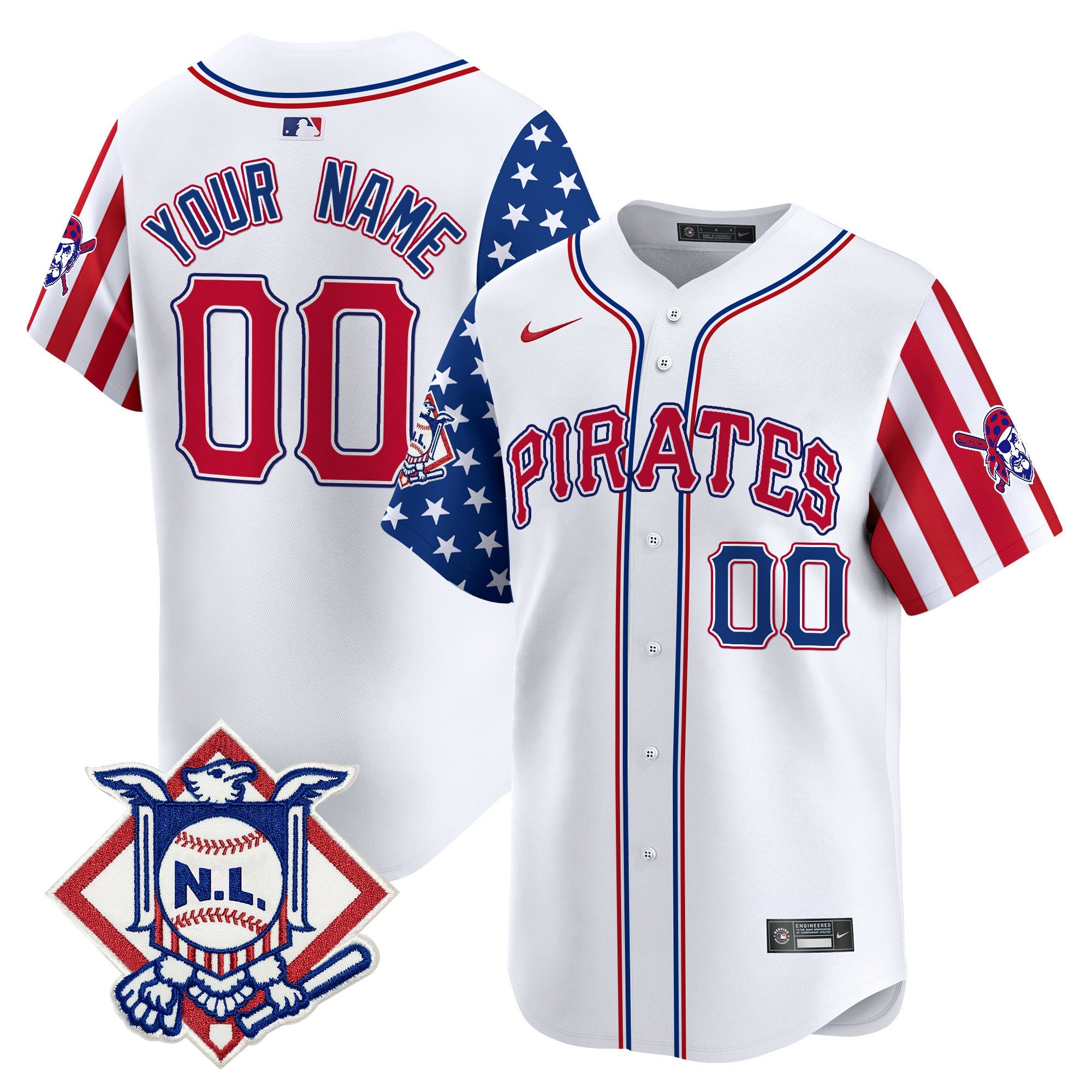 Pittsburgh 2024 Fourth of July Vapor Premier Limited Custom Jersey