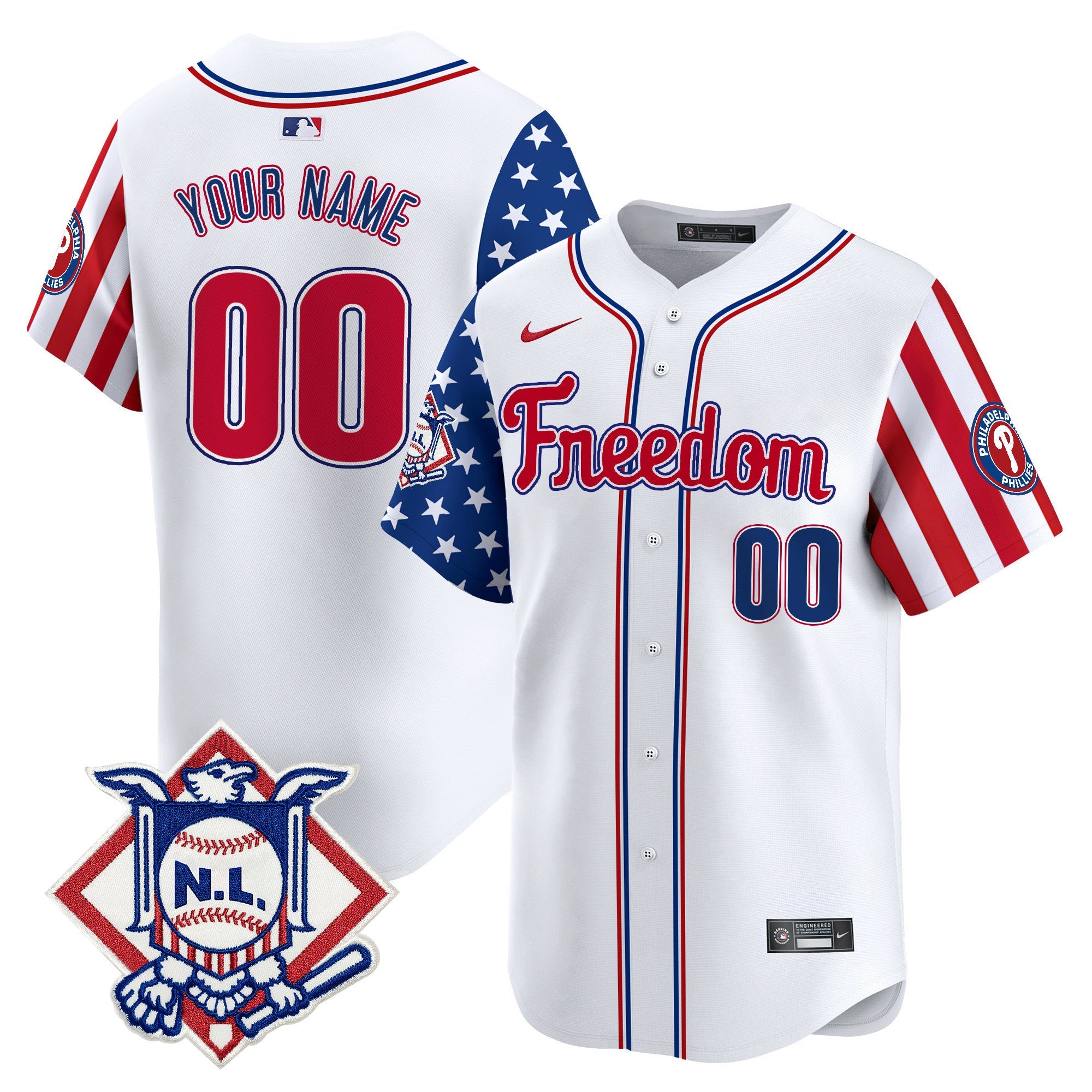 2024 Fourth of July Vapor Premier Limited Custom Jersey V3