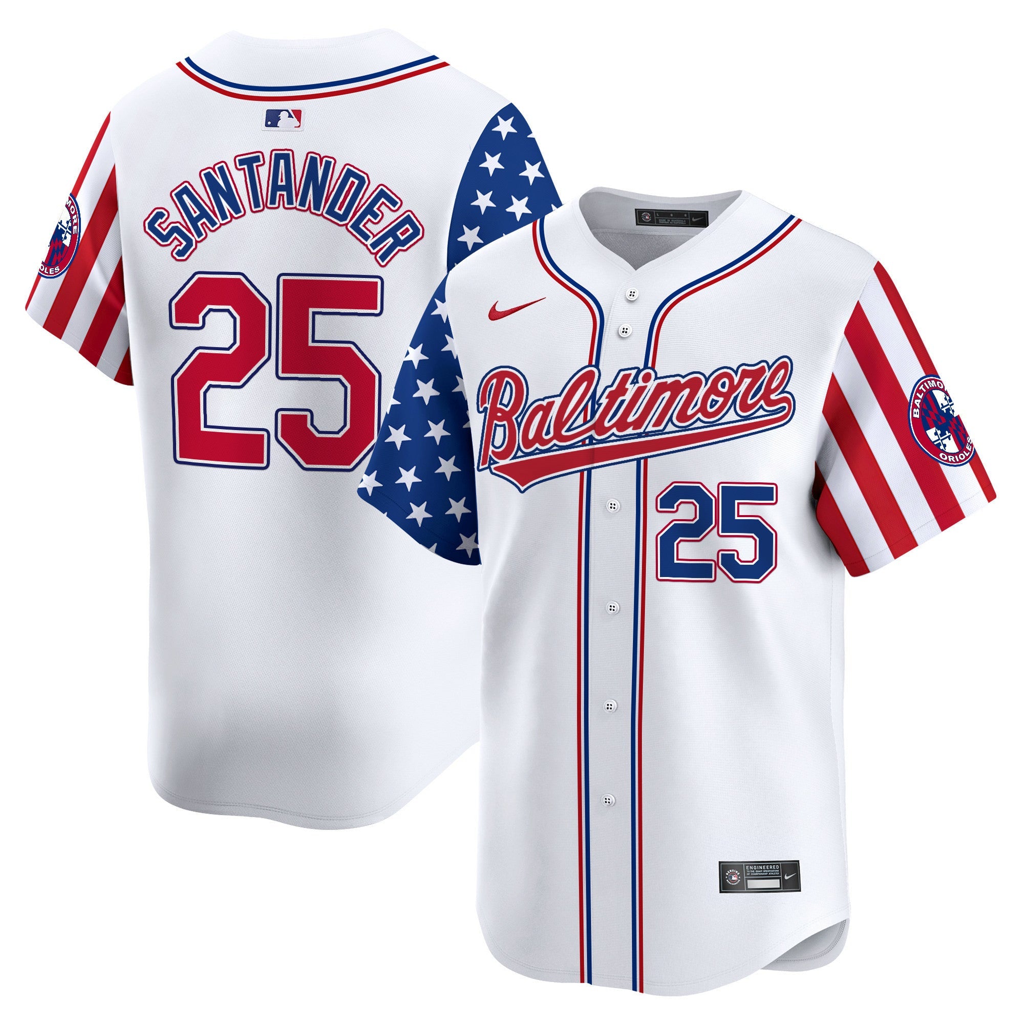 Men’s Baltimore 2025 Independence Day Vapor Premier Limited Jersey