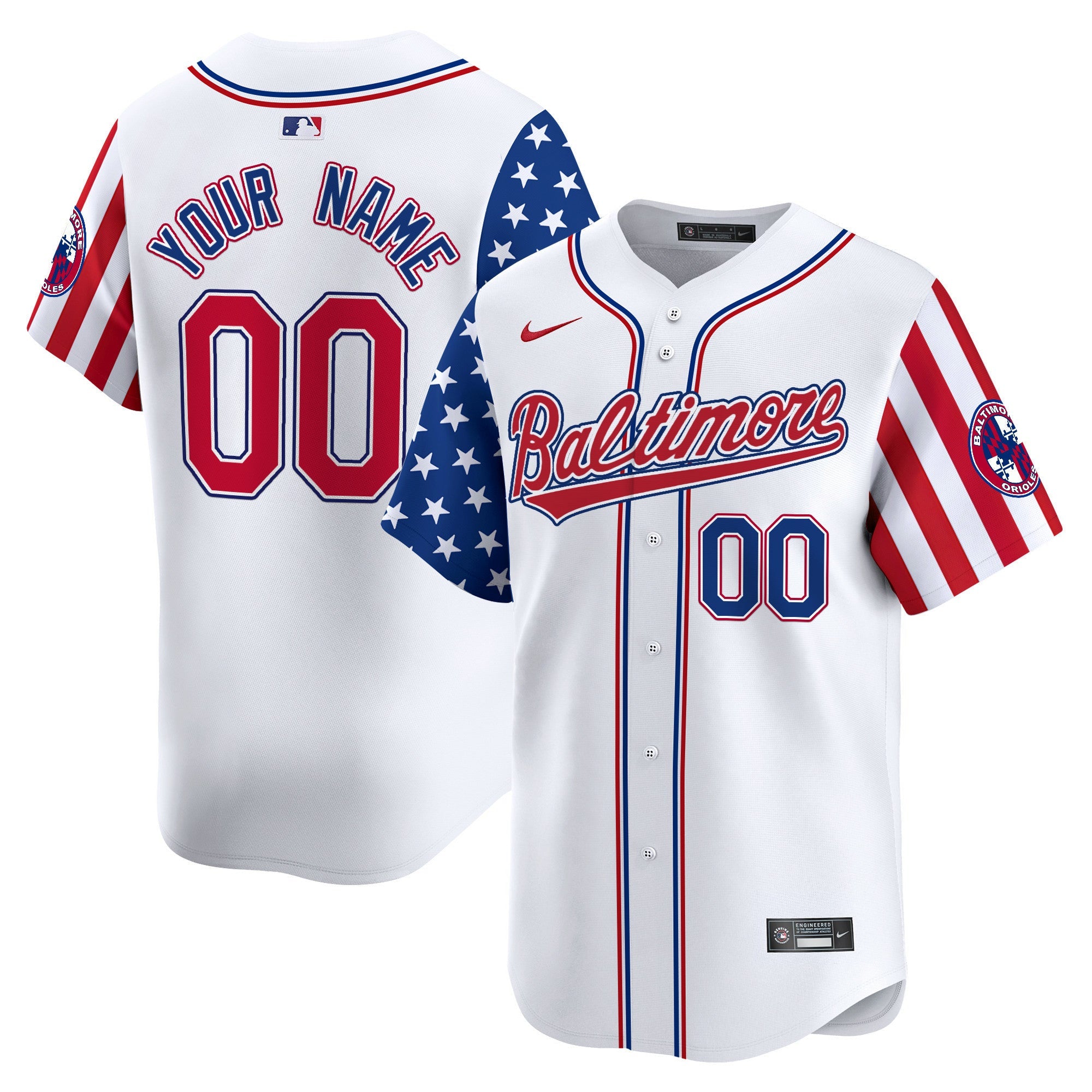 Baltimore 2025 Independence Day Vapor Premier Limited Custom Jersey