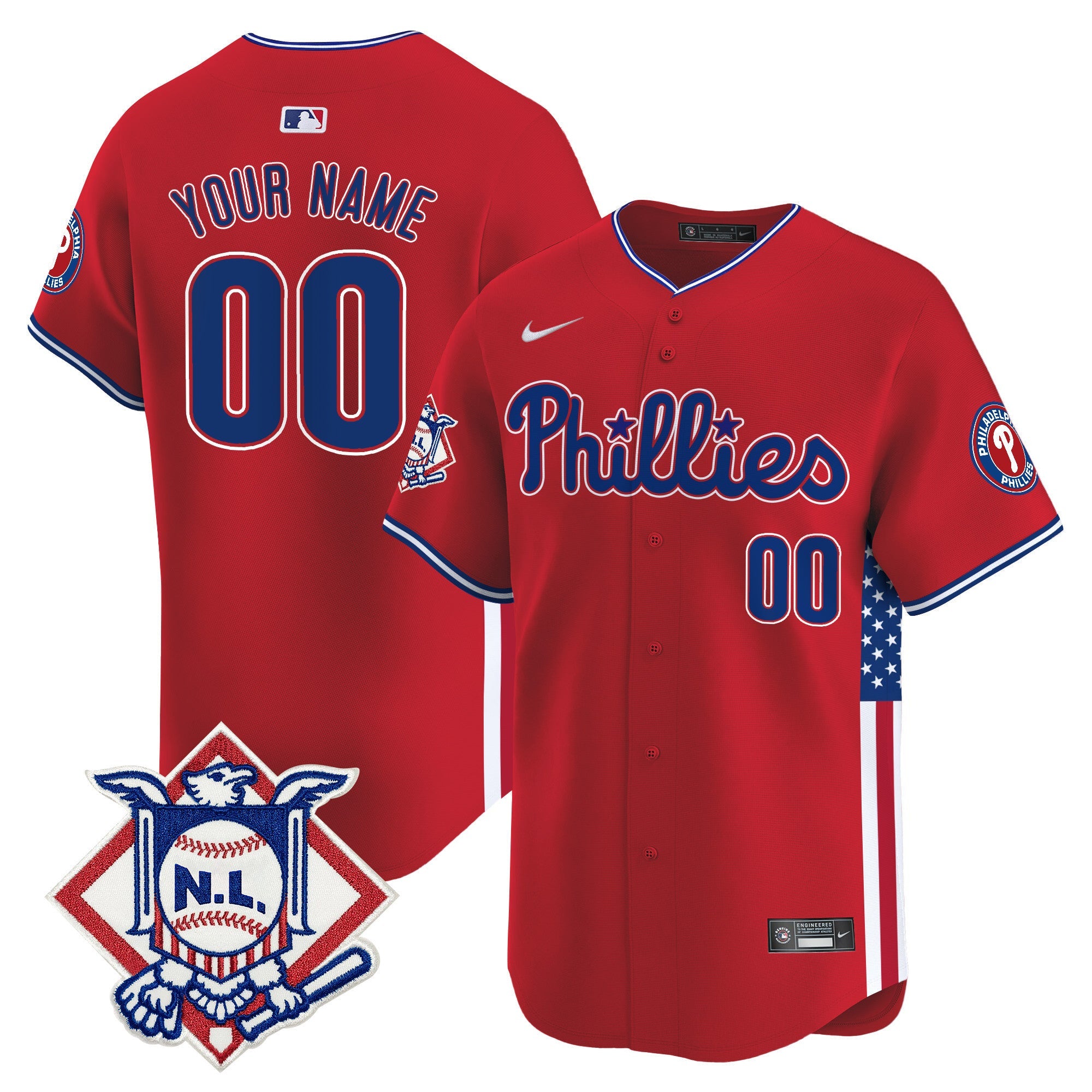 2024 Fourth of July Vapor Premier Limited Custom Jersey V4