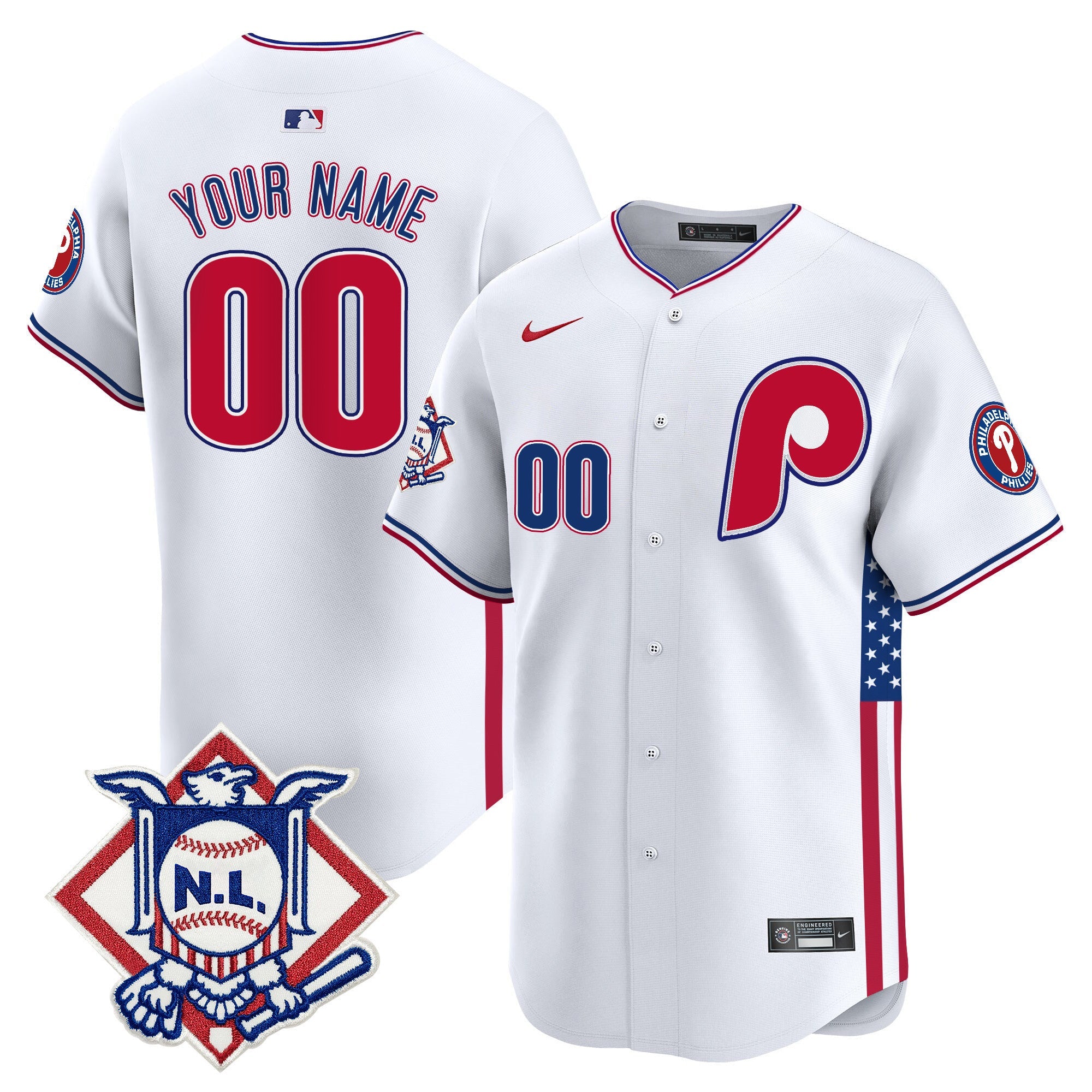2024 Fourth of July Vapor Premier Limited Custom Jersey V4