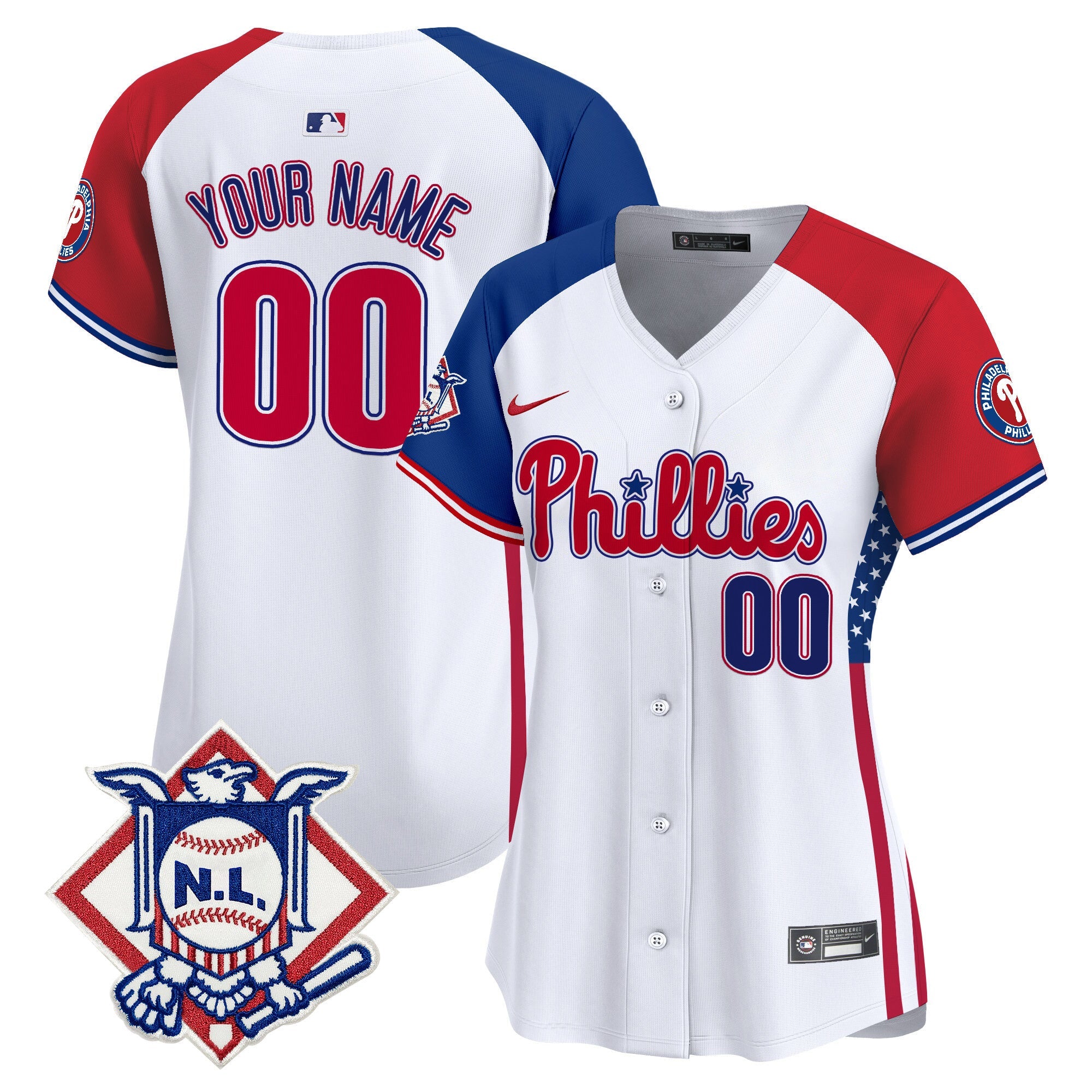 2024 Fourth of July Vapor Premier Limited Custom Jersey V4