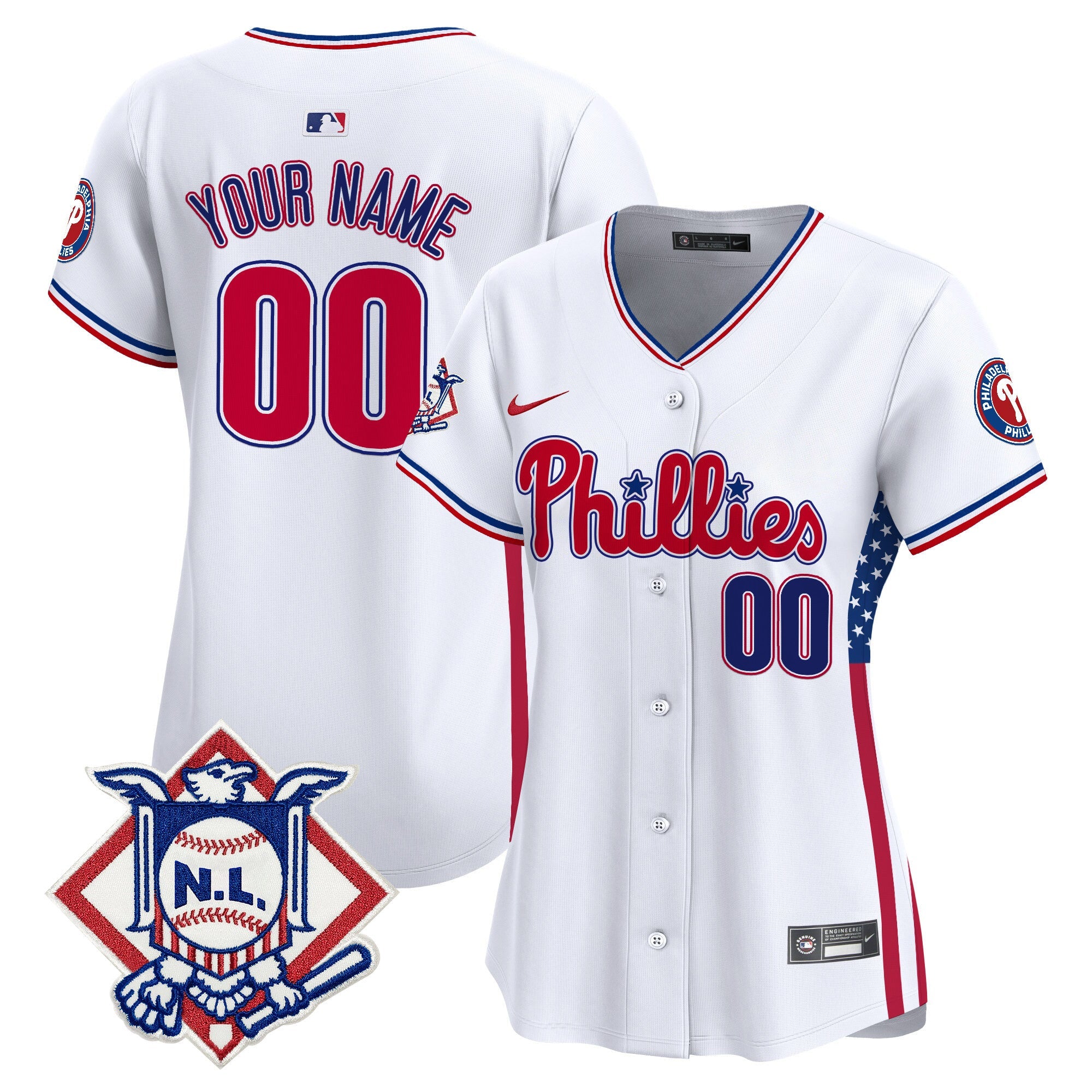 2024 Fourth of July Vapor Premier Limited Custom Jersey V4