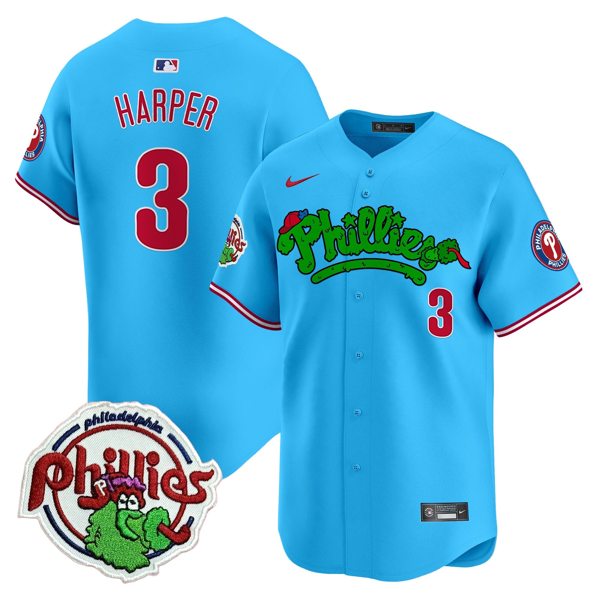 Youth’s Phanatic Patch Vapor Premier Limited Jersey V2