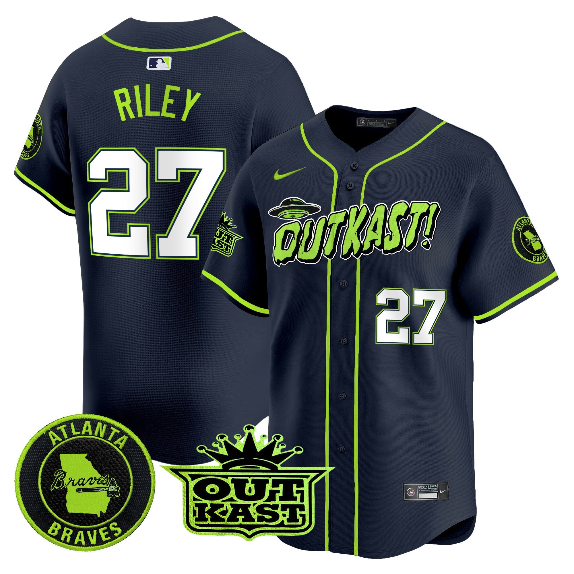 Atlanta Atliens Vapor Premier Limited Jersey V3