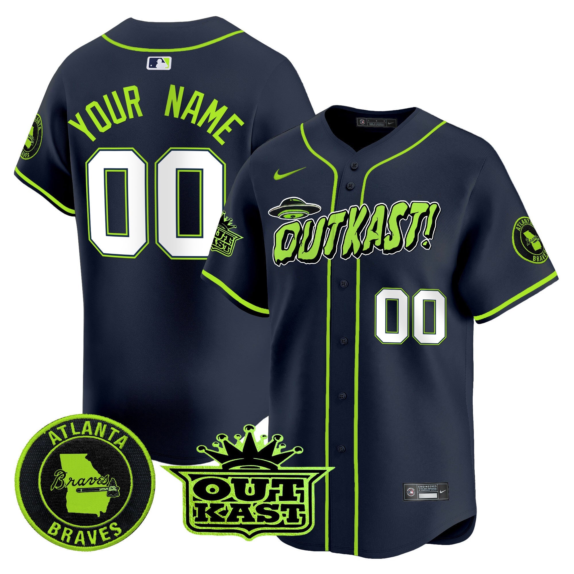 Atlanta Atliens Vapor Premier Limited Custom Jersey V3