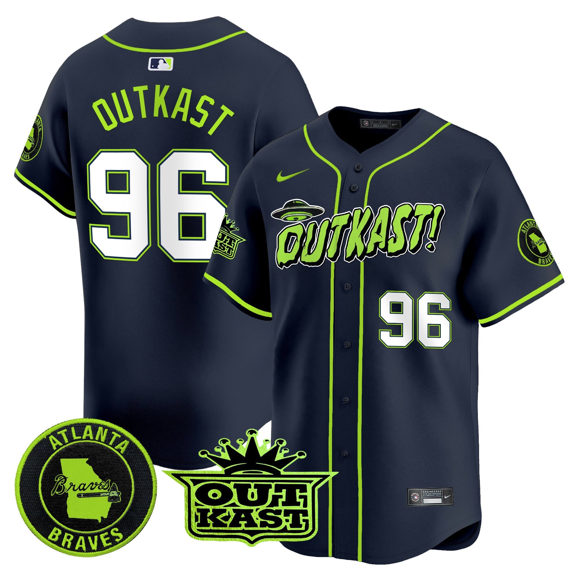 Atlanta Atliens Vapor Premier Limited Jersey V3