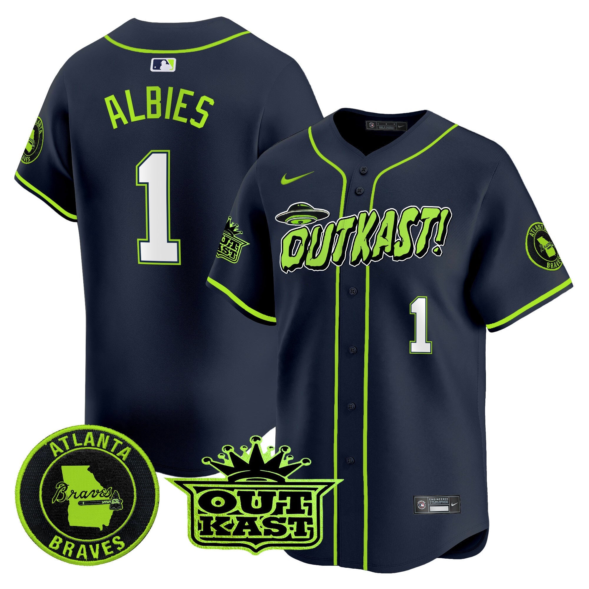 Atlanta Atliens Vapor Premier Limited Jersey V3