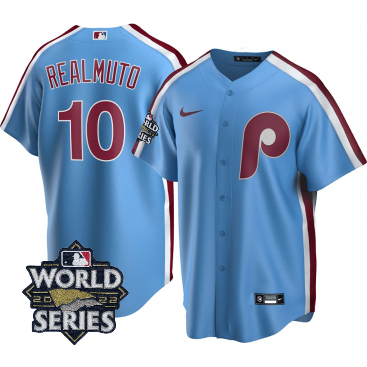 JT Realmuto Philadelphia Light Blue Jersey