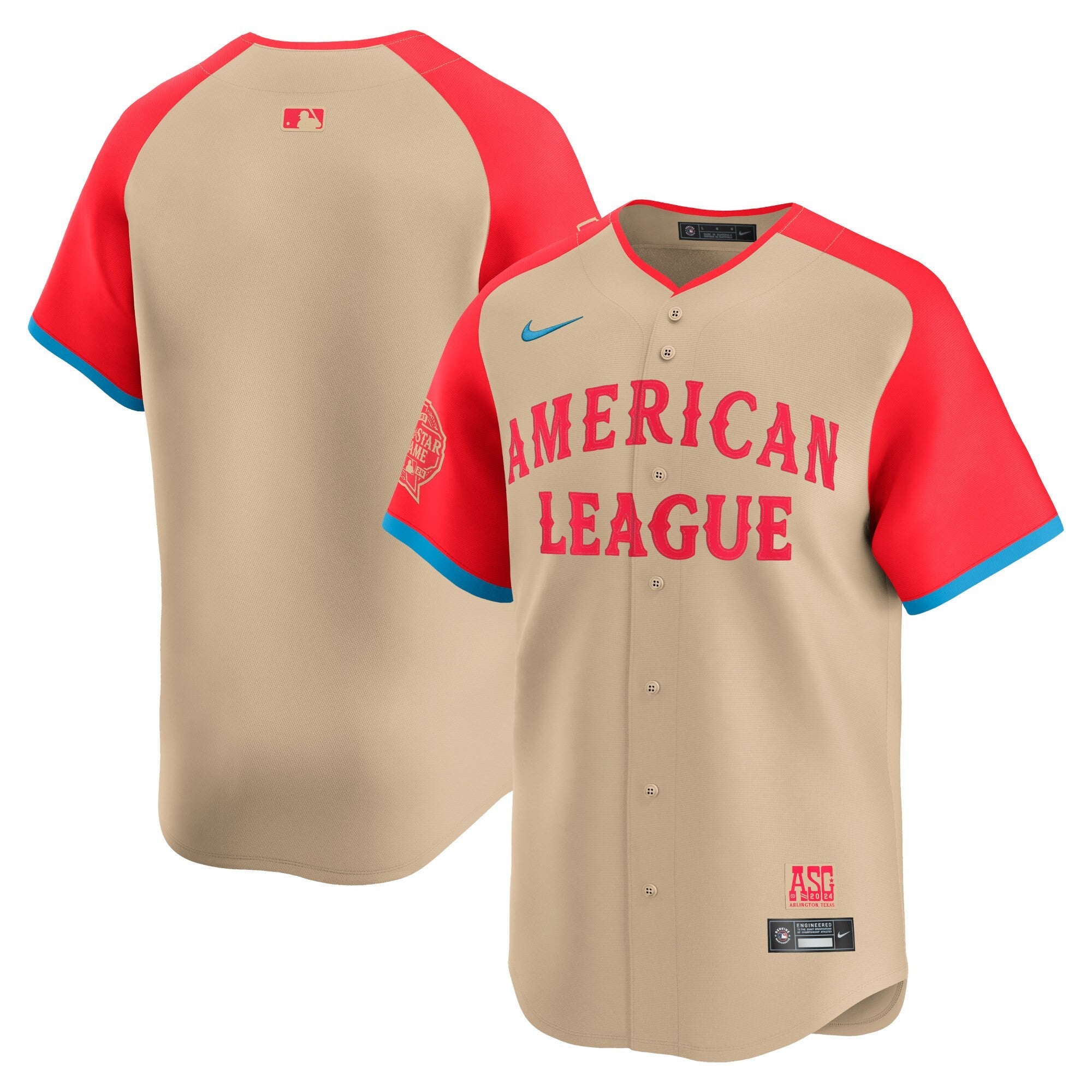 American League 2024 All-Star Game Limited Jersey – Cream