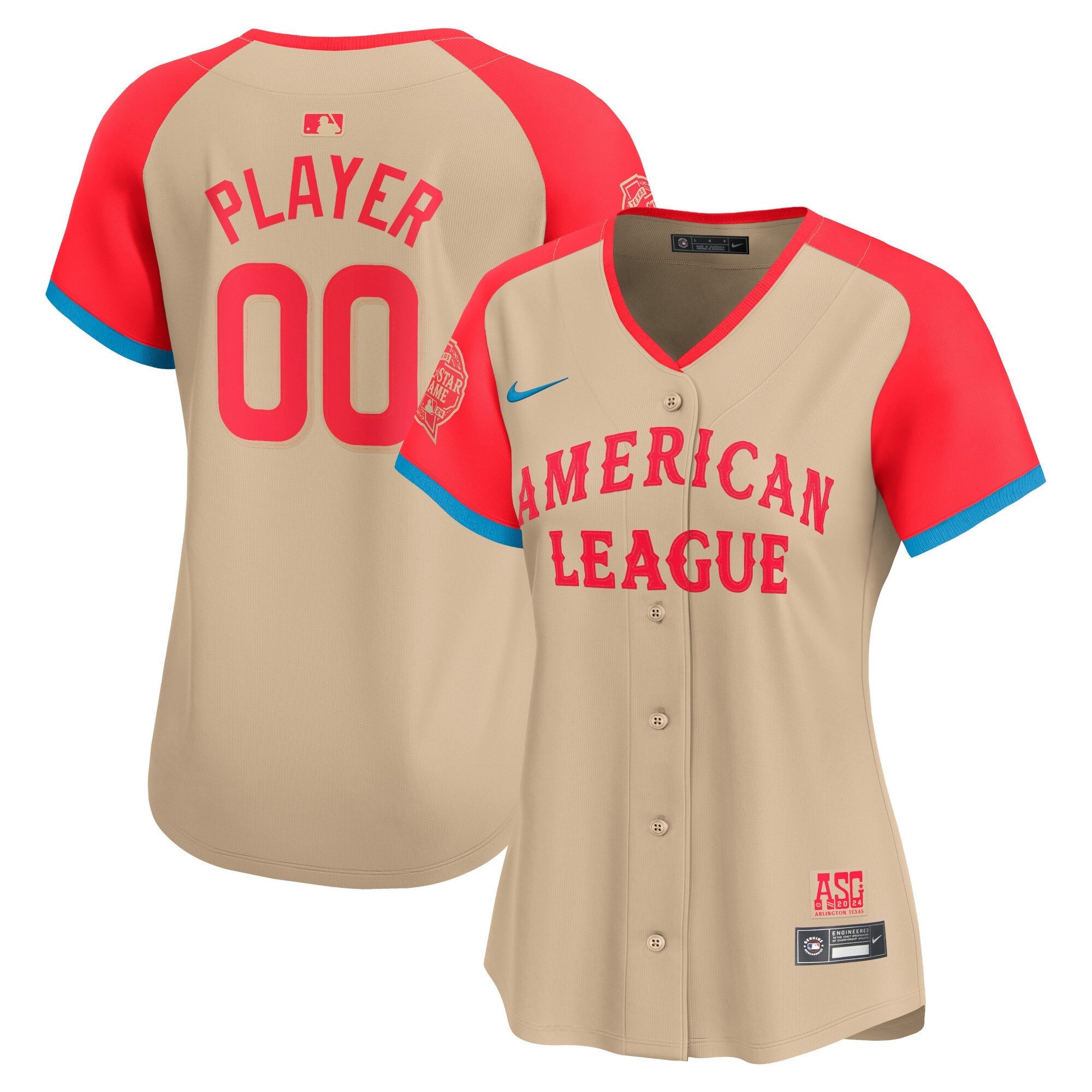 American League 2024 All-Star Game Limited Custom Jersey – Cream