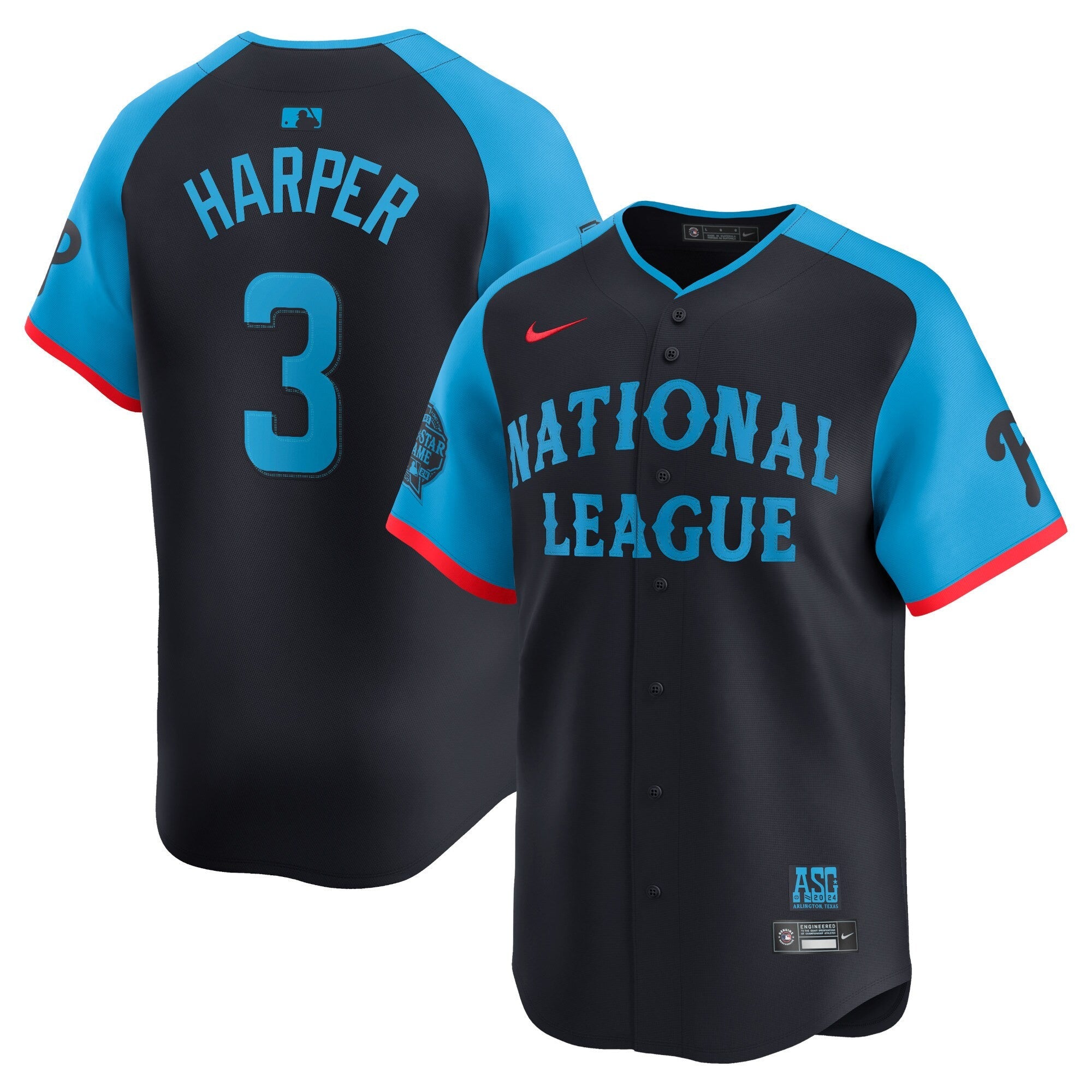 National League 2024 All-Star Game Limited Jersey – Navy
