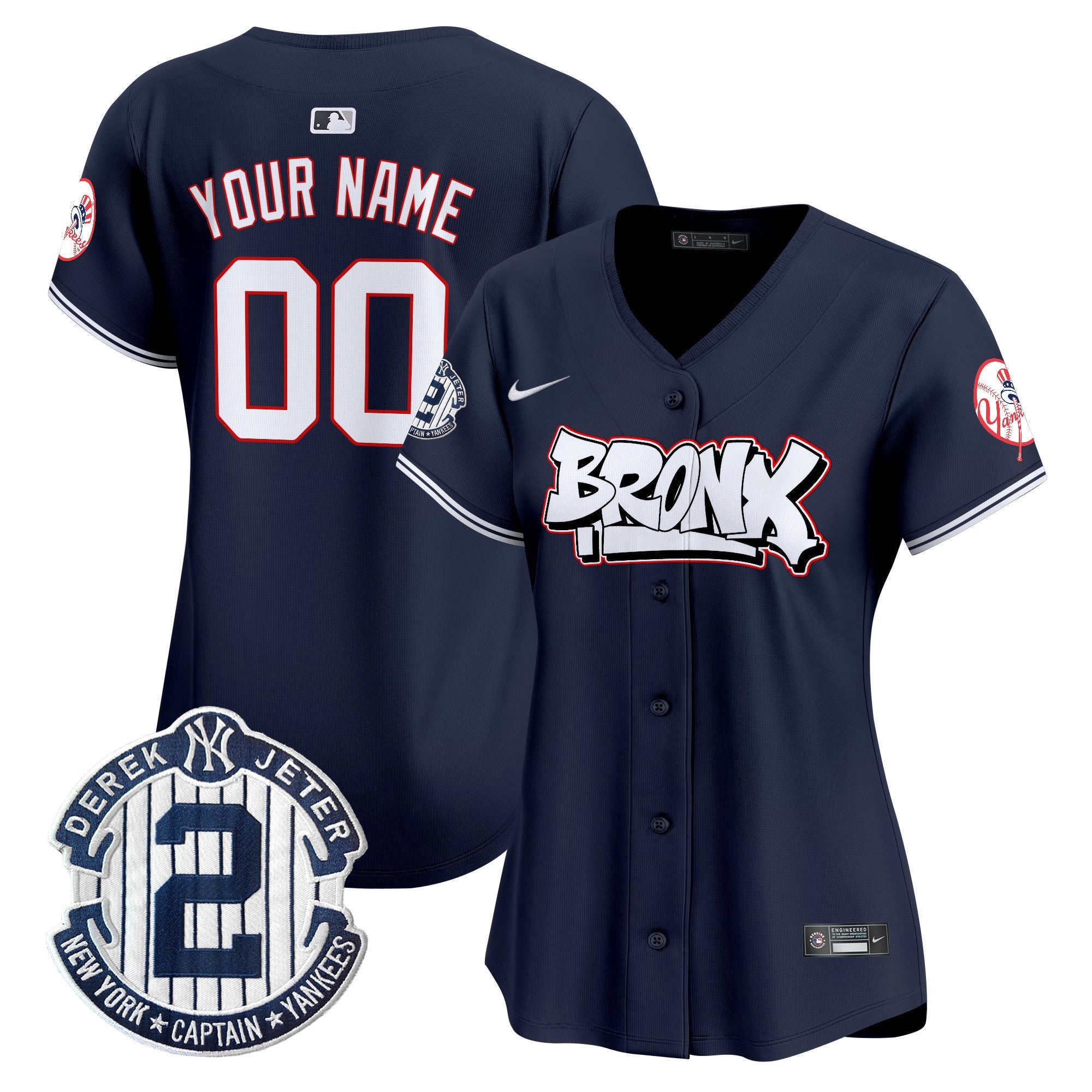 New York The Bronx Graffiti Vapor Premier Limited Custom Jersey V4