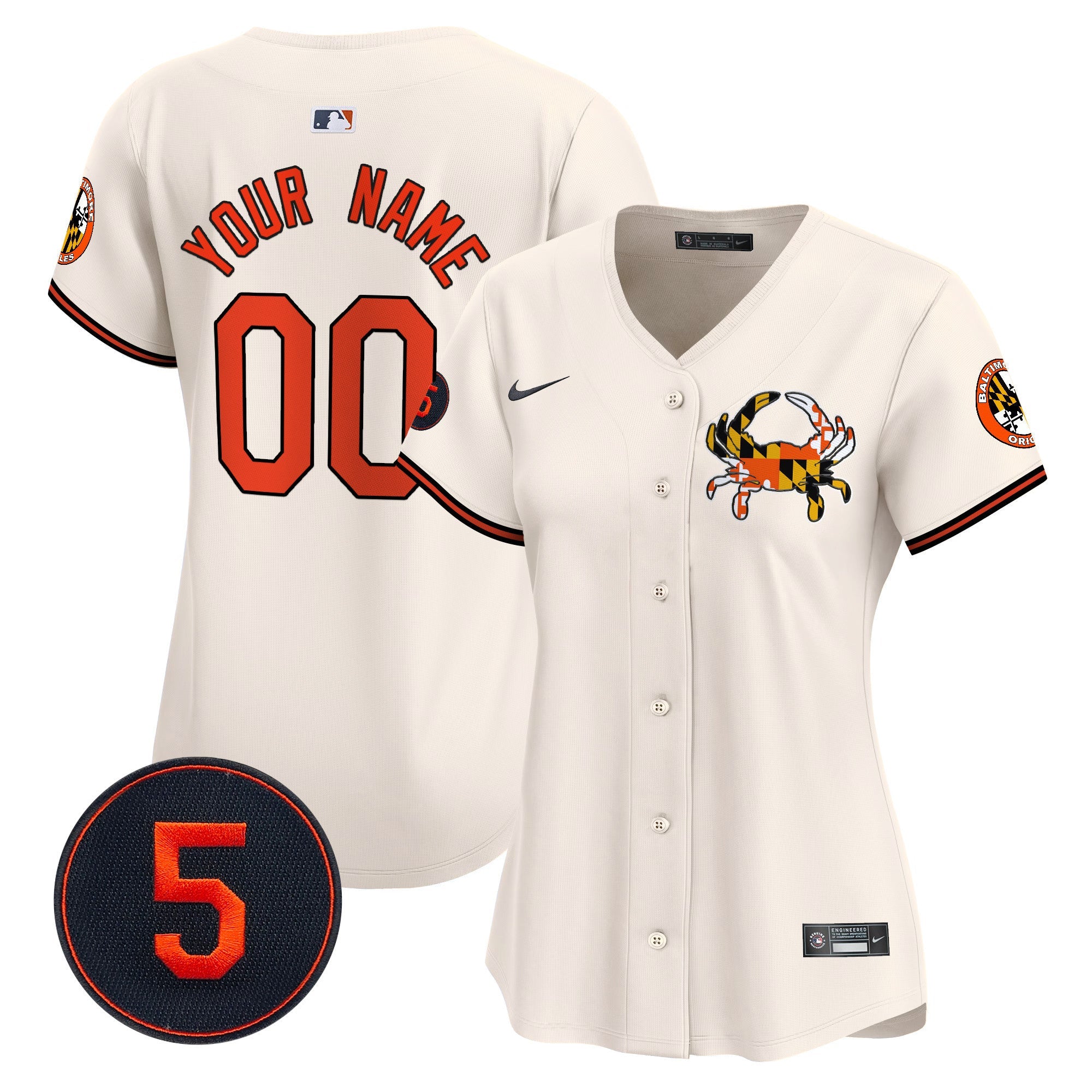 Baltimore Robinson Patch Vapor Premier Limited Custom Jersey V3