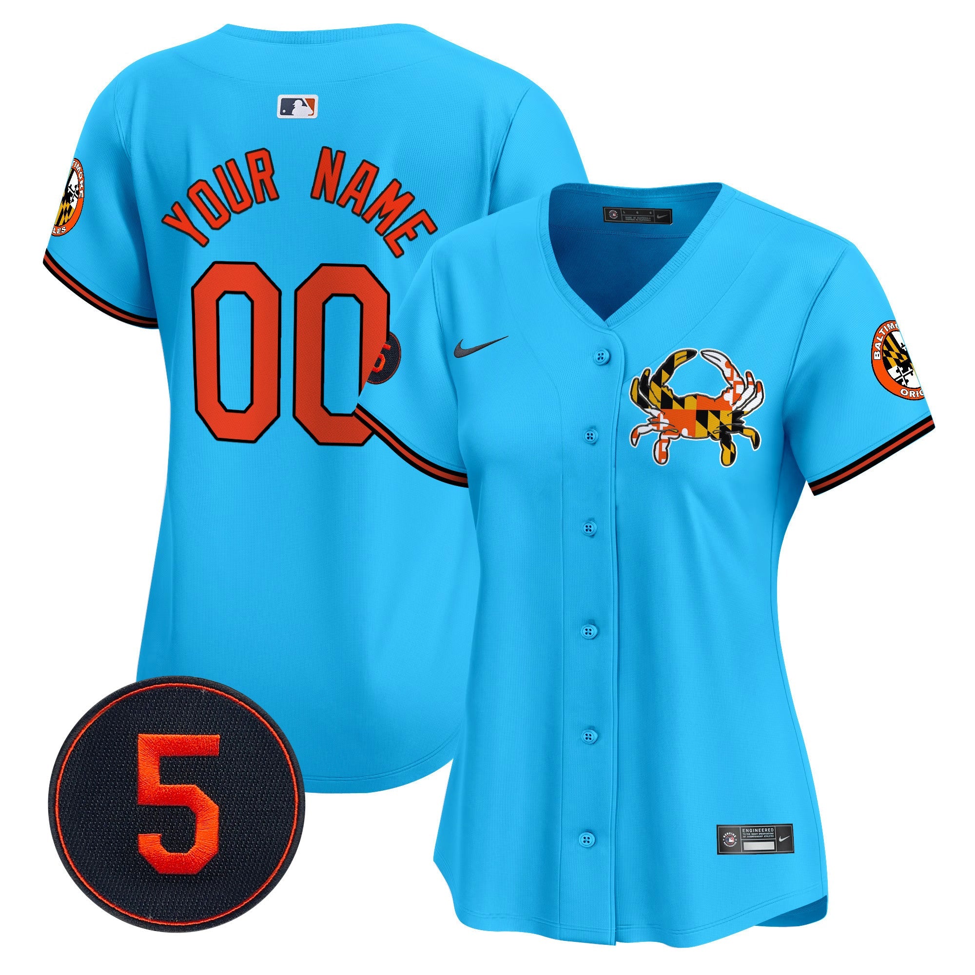 Baltimore Robinson Patch Vapor Premier Limited Custom Jersey V3