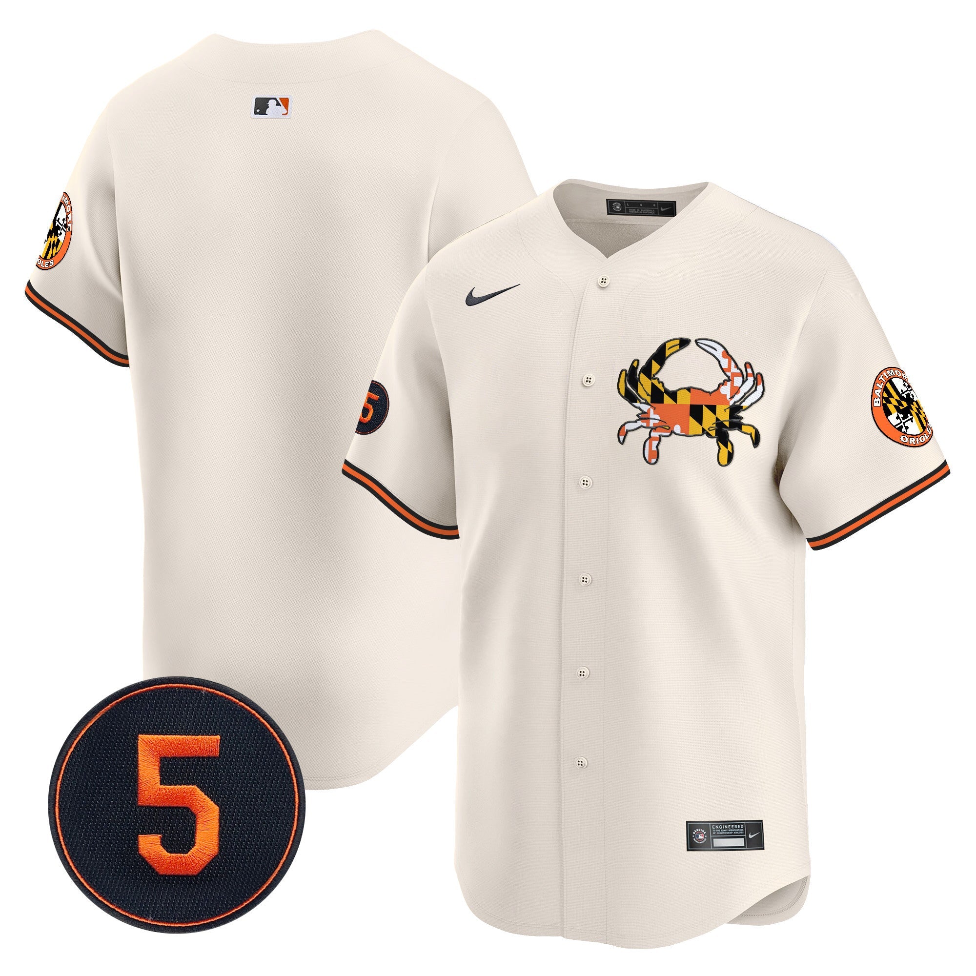 Unisex Baltimore Robinson Patch Vapor Premier Limited Jersey V3