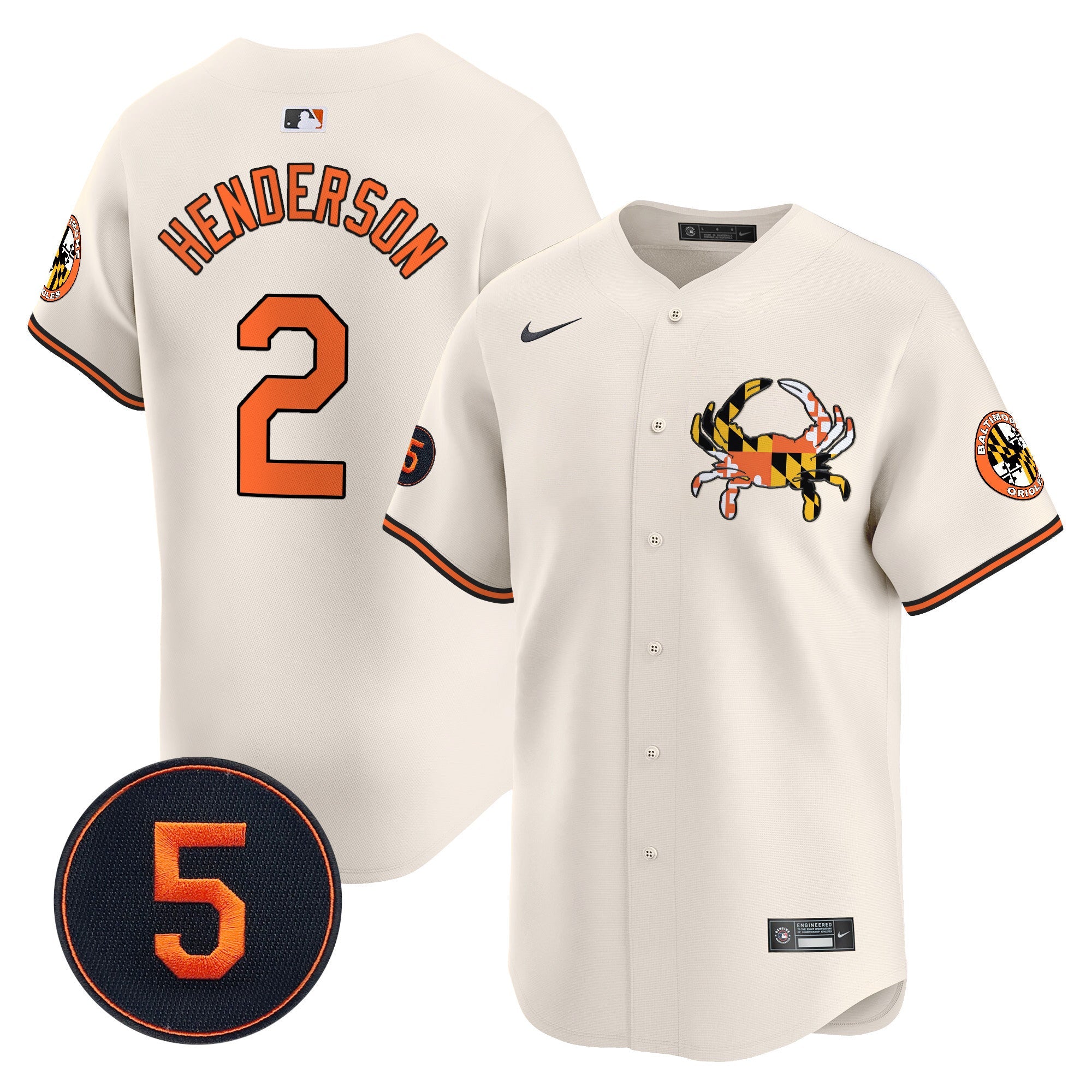 Unisex Baltimore Robinson Patch Vapor Premier Limited Jersey V3