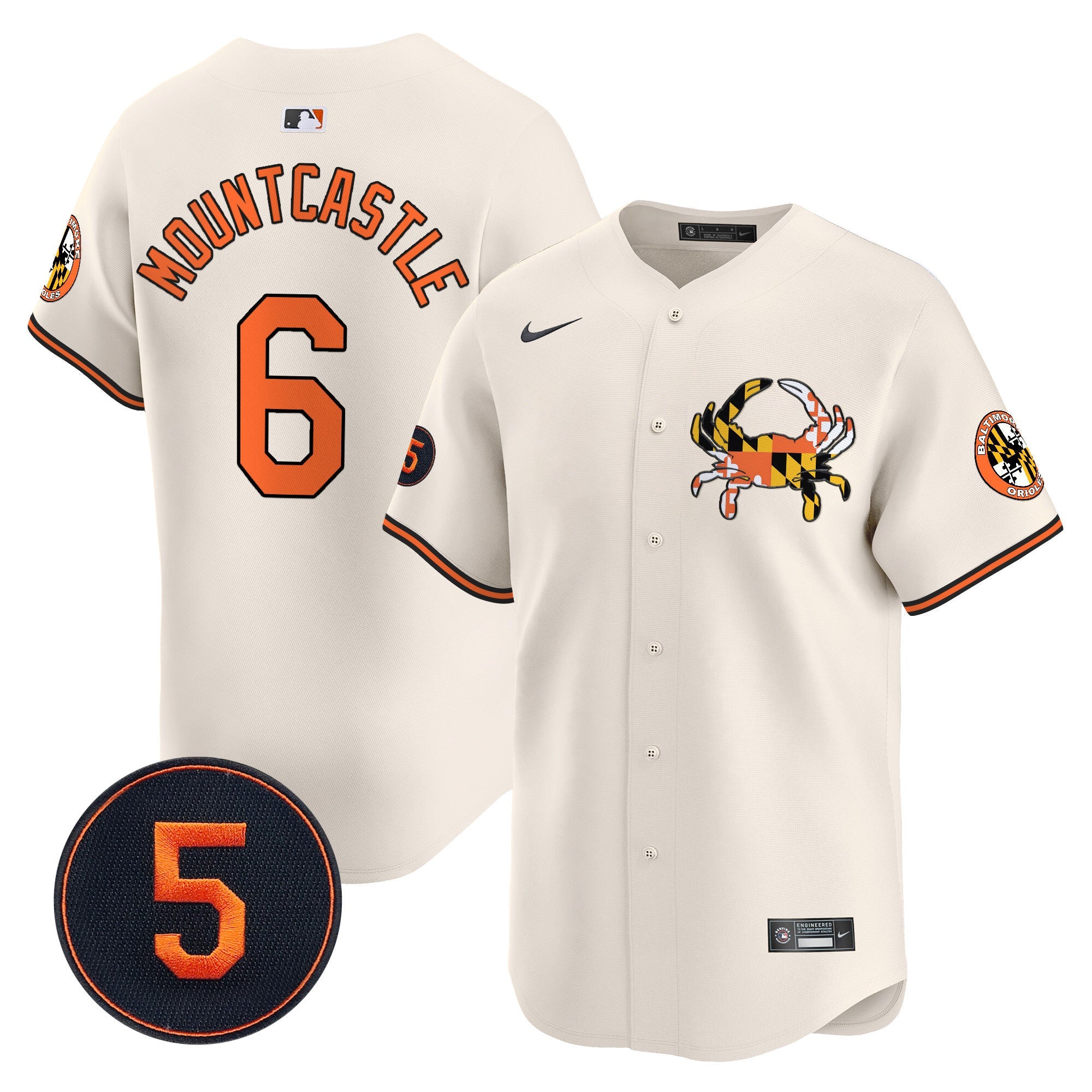 Unisex Baltimore Robinson Patch Vapor Premier Limited Jersey V3