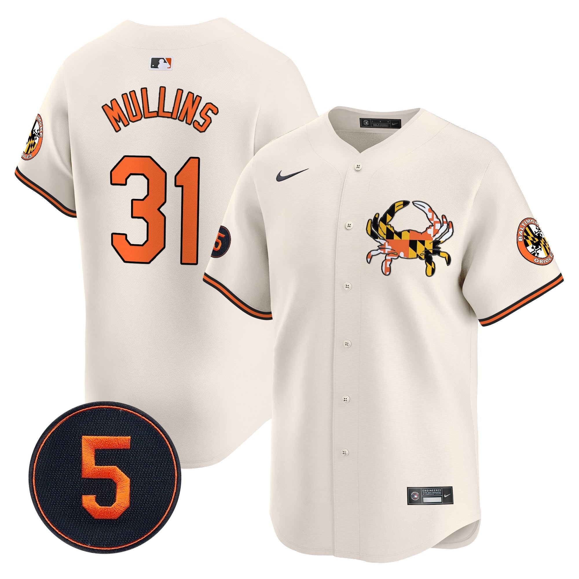 Unisex Baltimore Robinson Patch Vapor Premier Limited Jersey V3