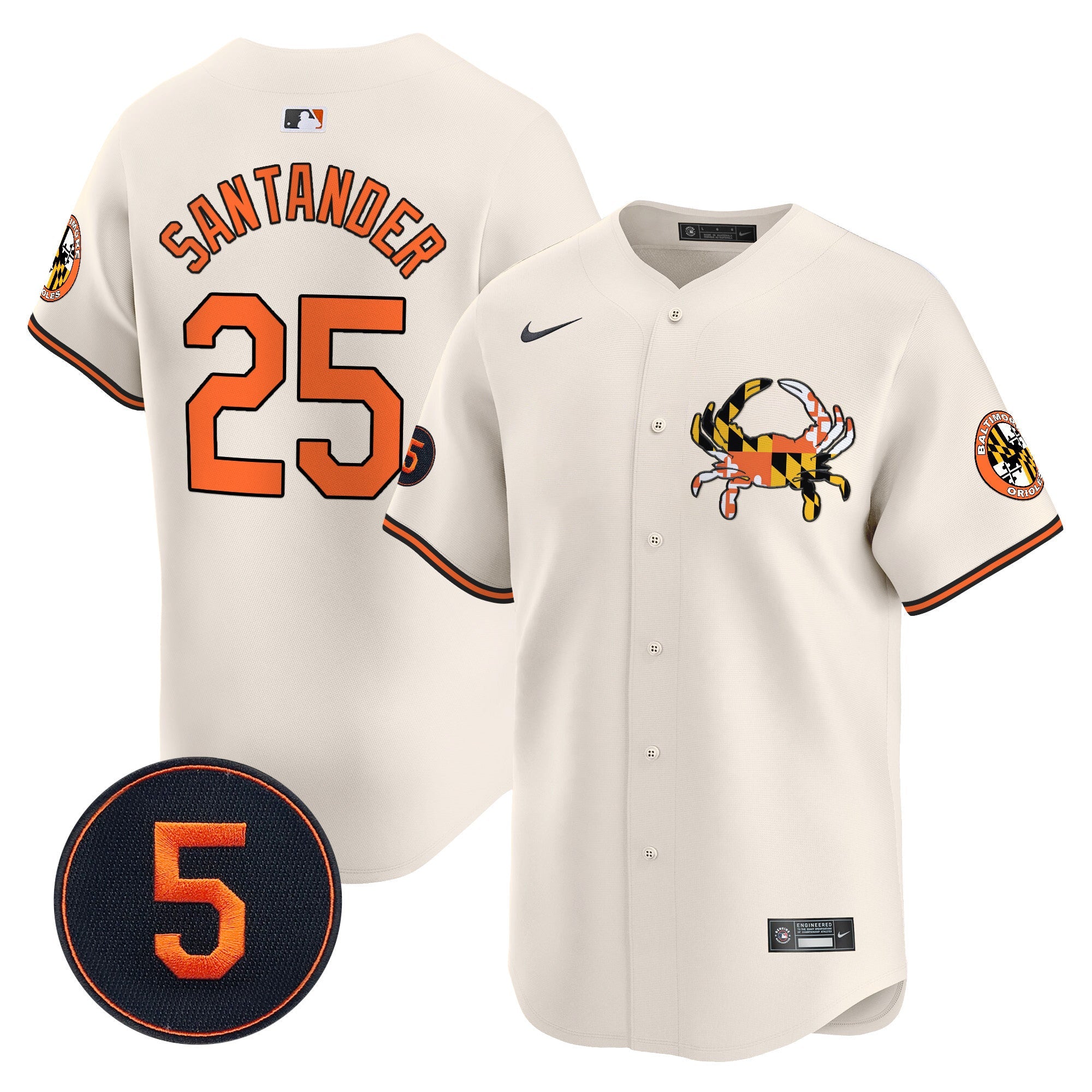 Unisex Baltimore Robinson Patch Vapor Premier Limited Jersey V3