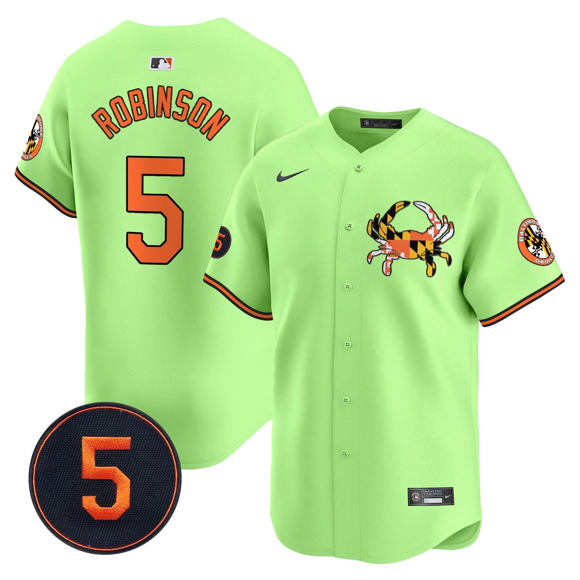 Unisex Baltimore Robinson Patch Vapor Premier Limited Jersey V3