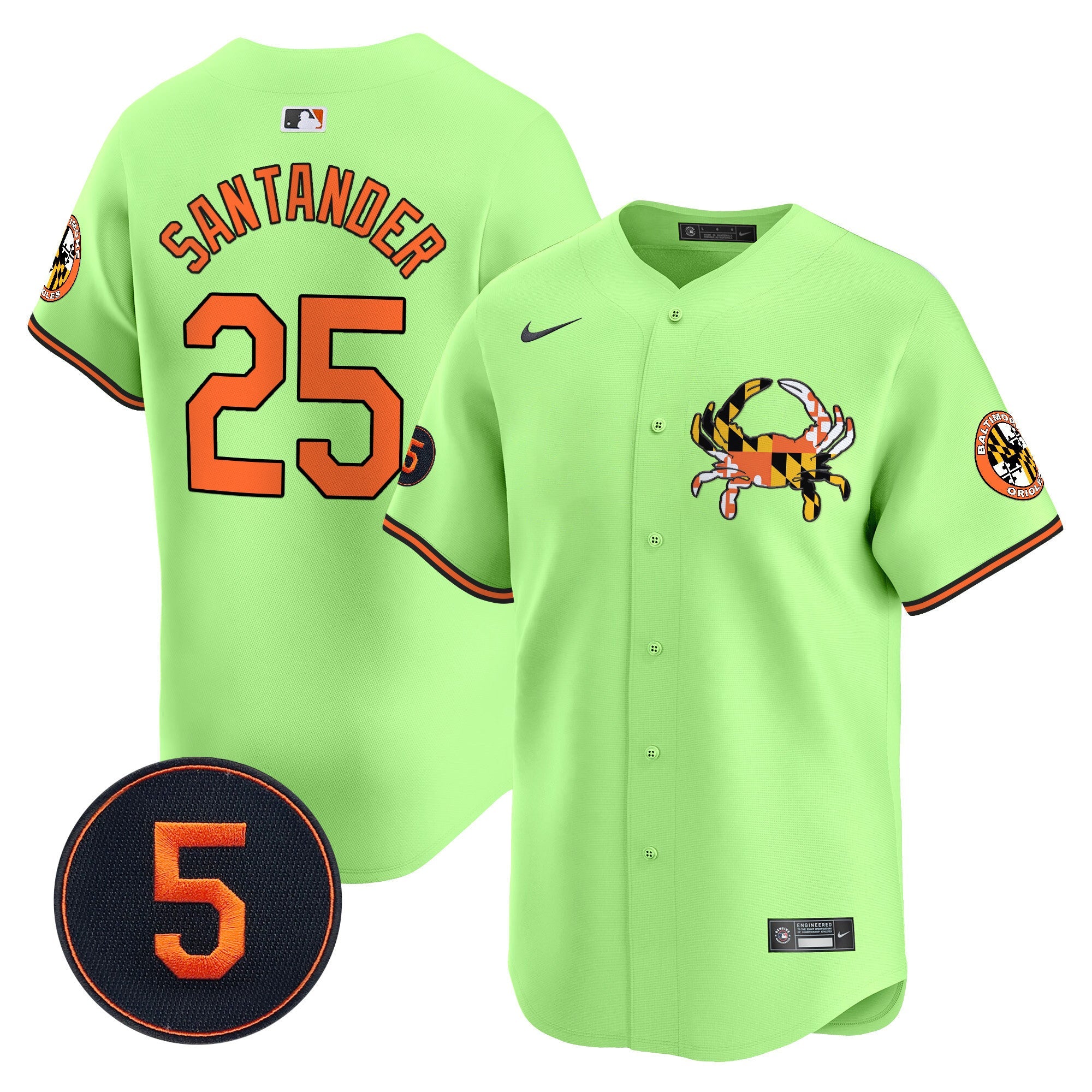 Unisex Baltimore Robinson Patch Vapor Premier Limited Jersey V3