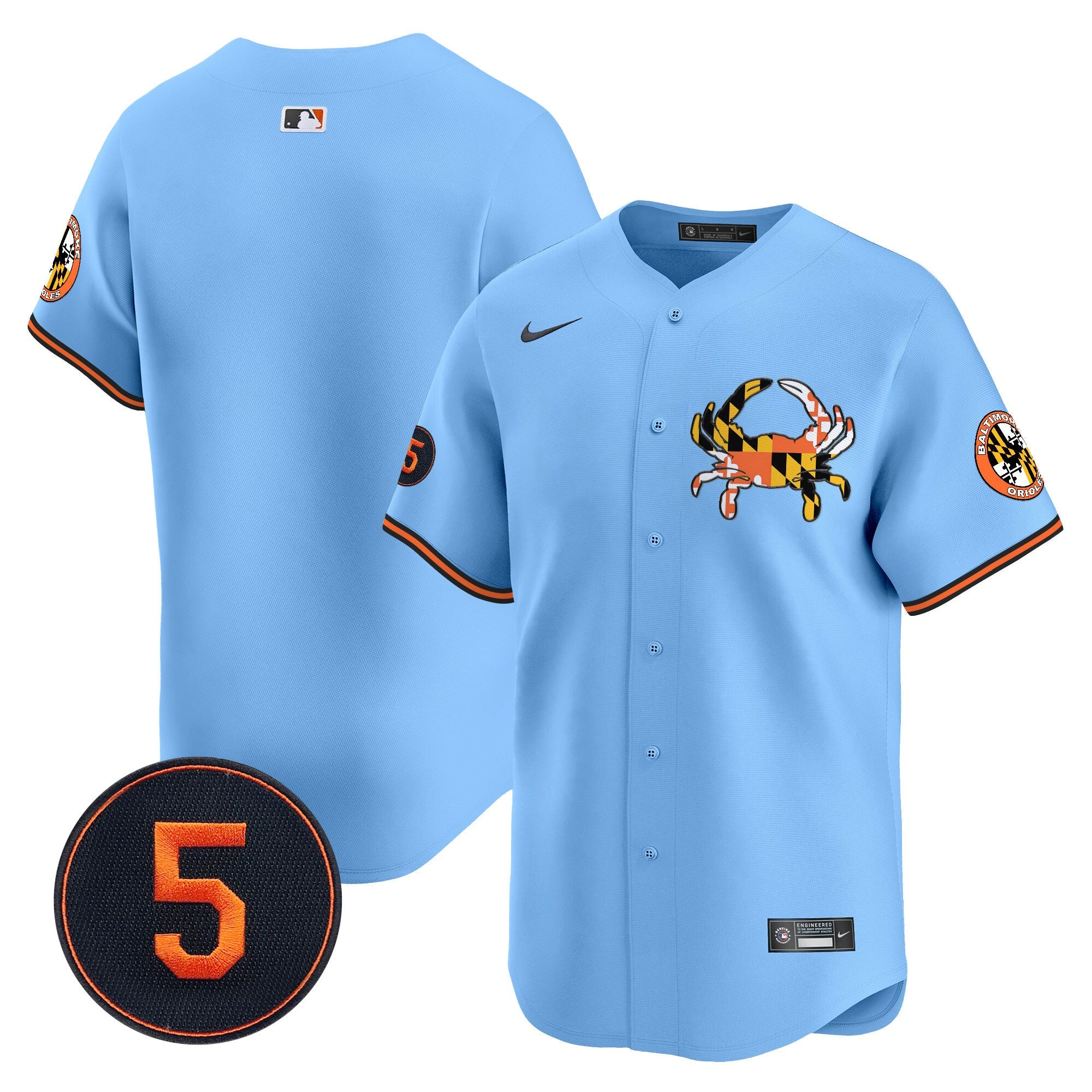 Unisex Baltimore Robinson Patch Vapor Premier Limited Jersey V3