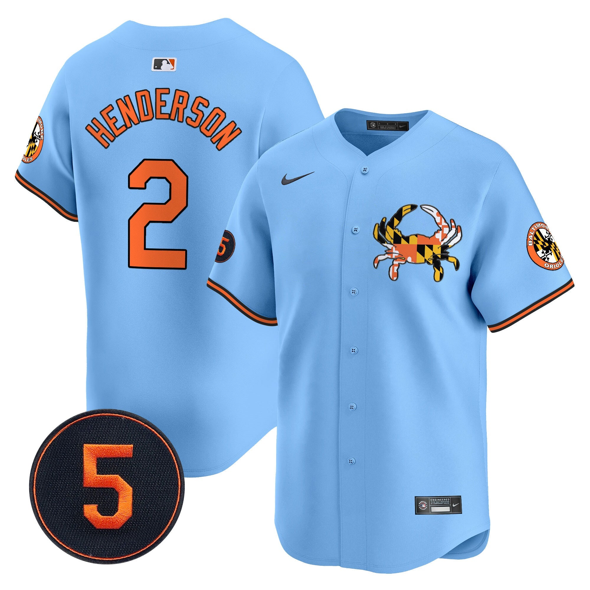 Unisex Baltimore Robinson Patch Vapor Premier Limited Jersey V3