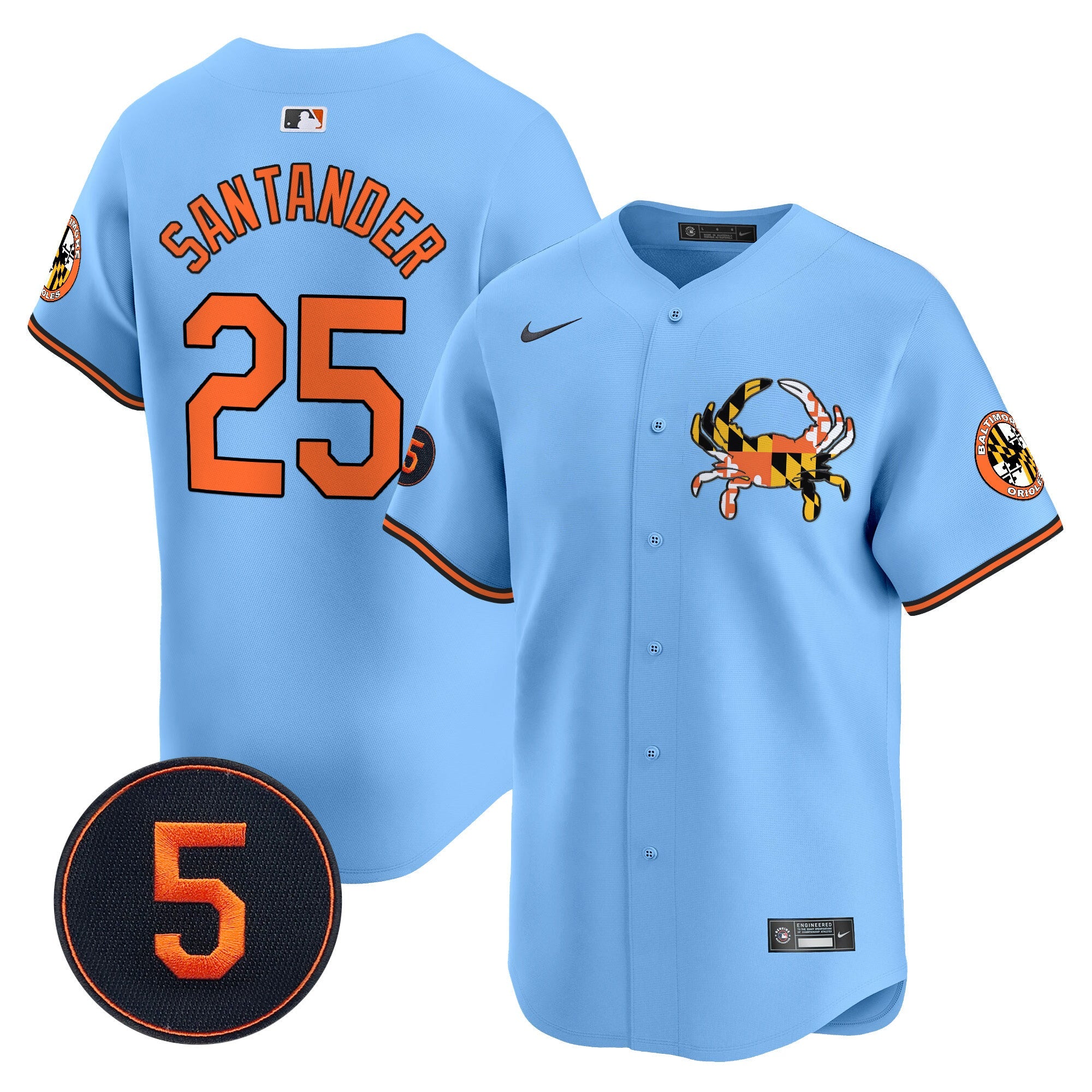 Unisex Baltimore Robinson Patch Vapor Premier Limited Jersey V3