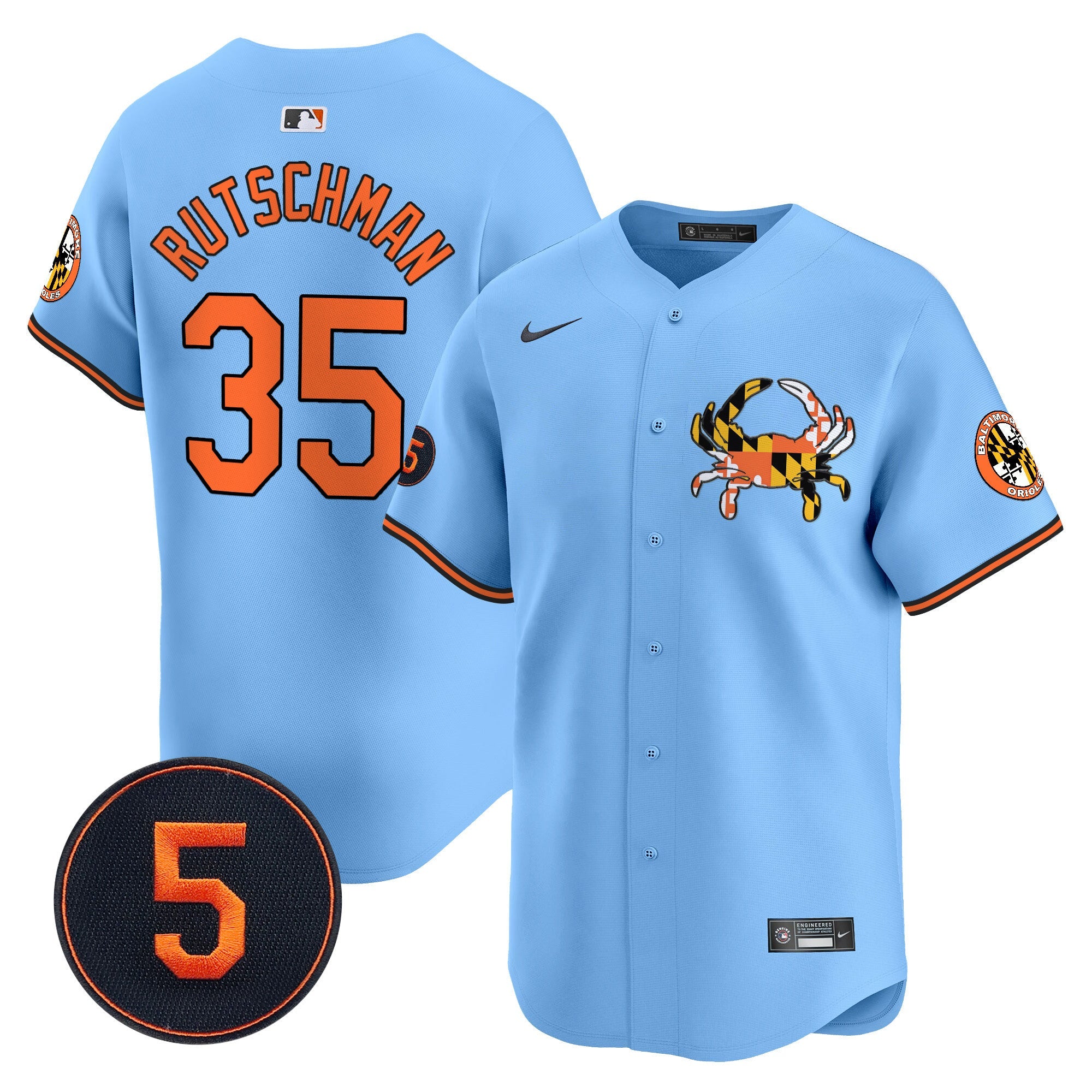 Unisex Baltimore Robinson Patch Vapor Premier Limited Jersey V3