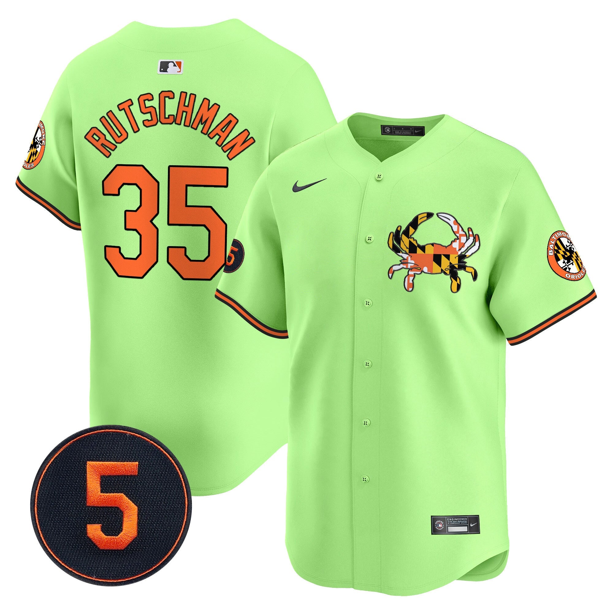 Unisex Baltimore Robinson Patch Vapor Premier Limited Jersey V3