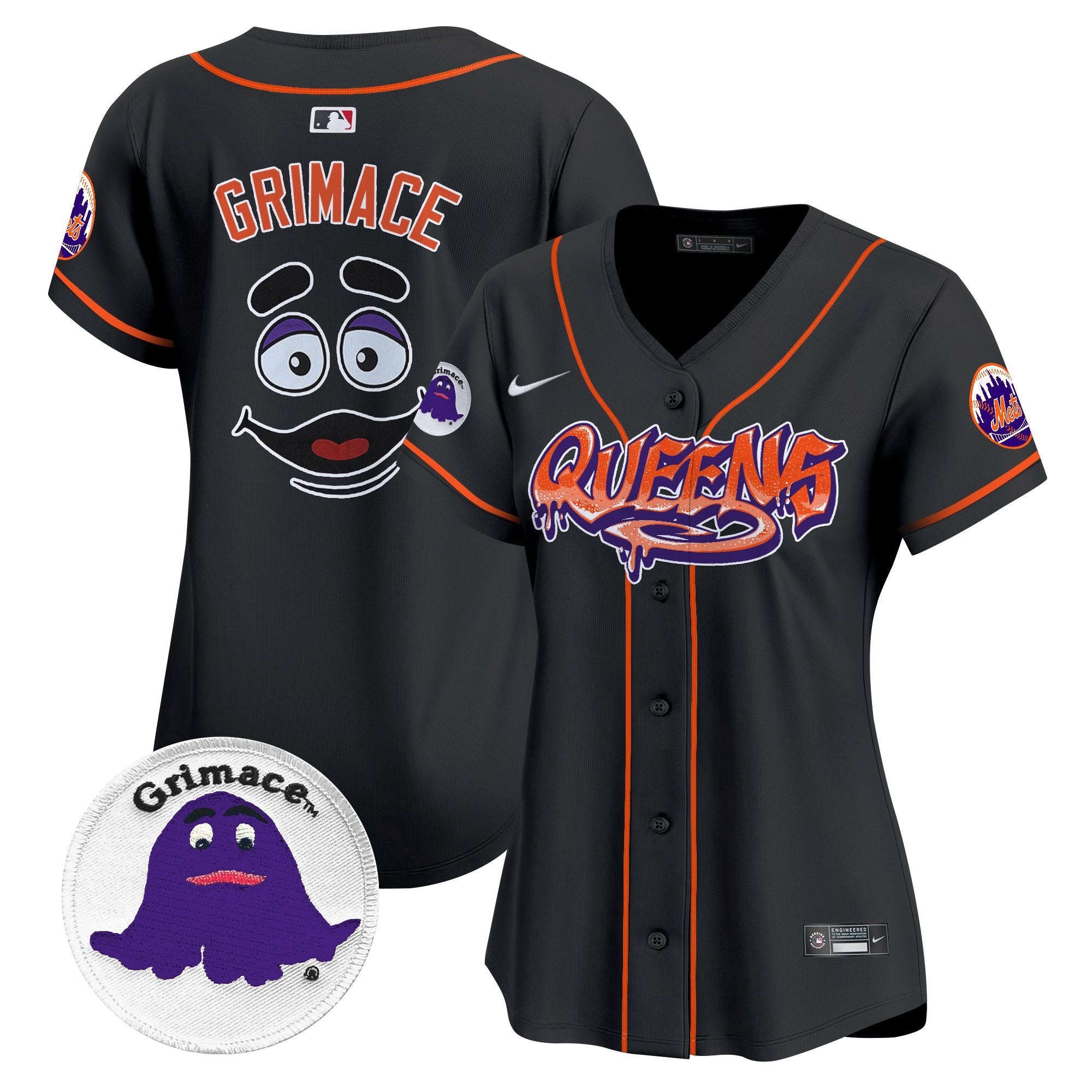 Women’s Queens Graffiti Vapor Premier Limited Jersey
