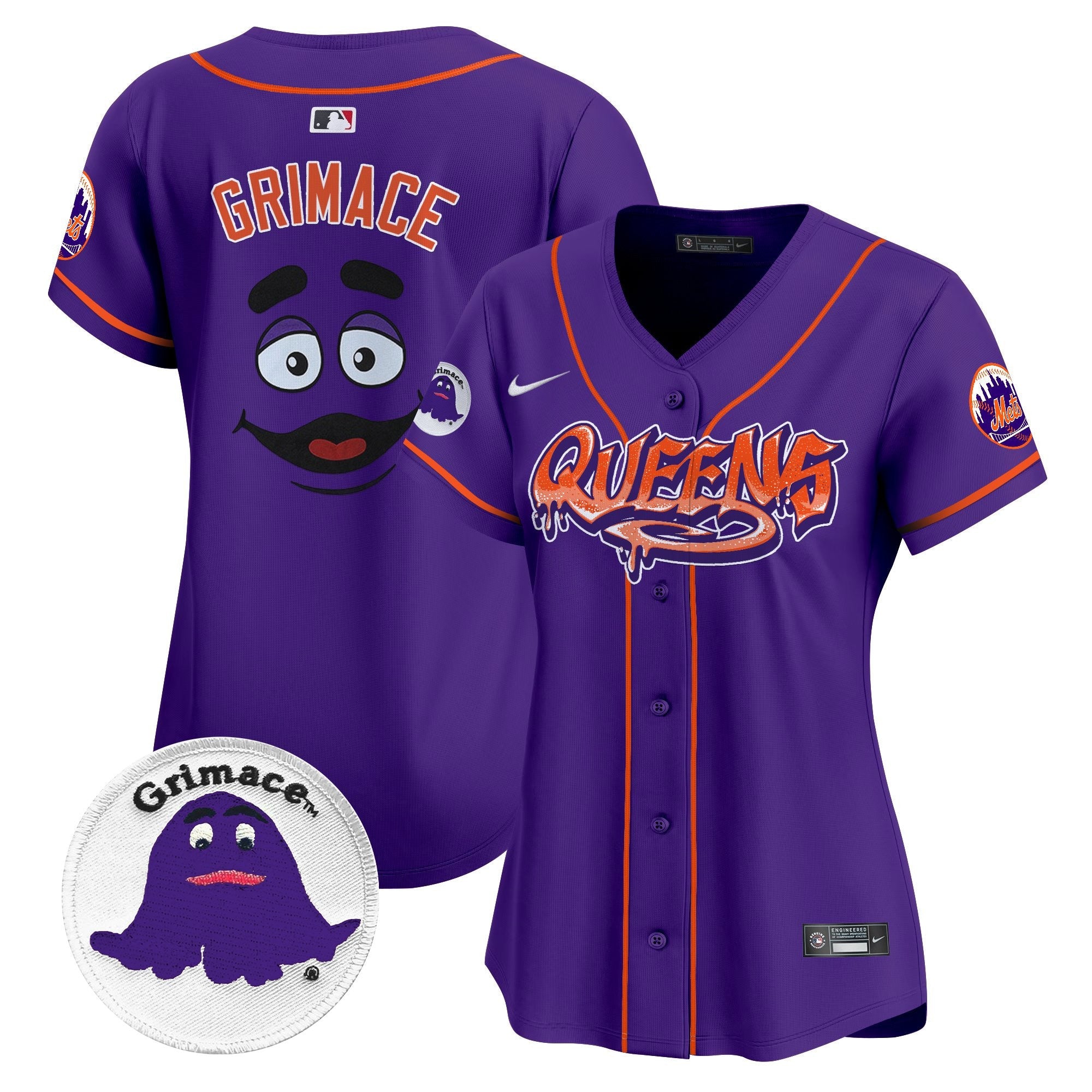 Women’s Queens Graffiti Vapor Premier Limited Jersey