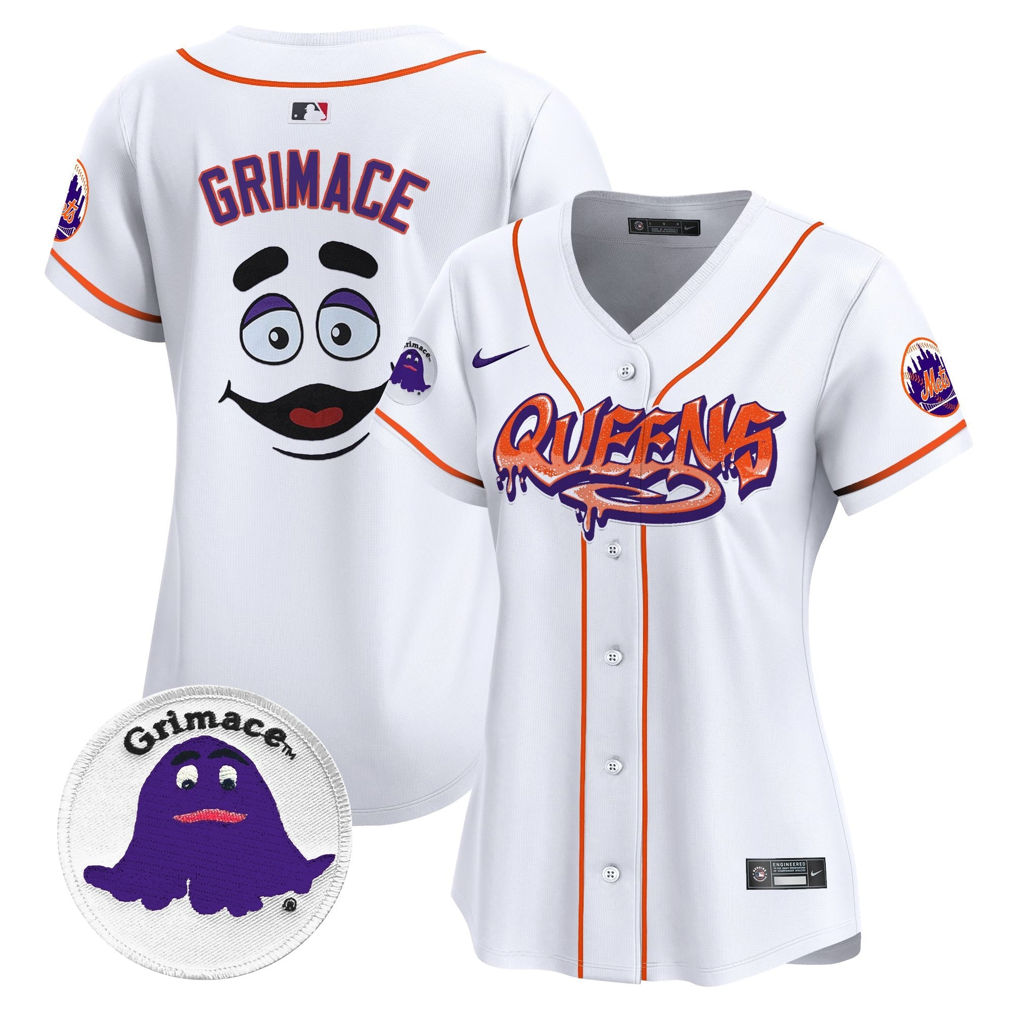 Women’s Queens Graffiti Vapor Premier Limited Jersey