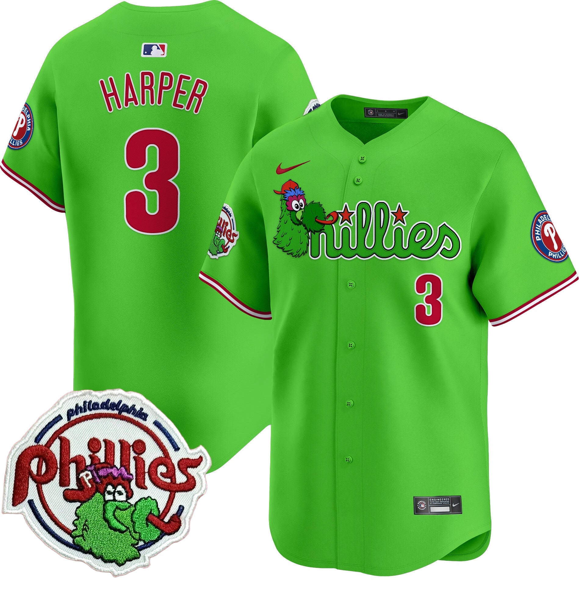 Youth’s Phanatic Patch Vapor Premier Limited Jersey V3
