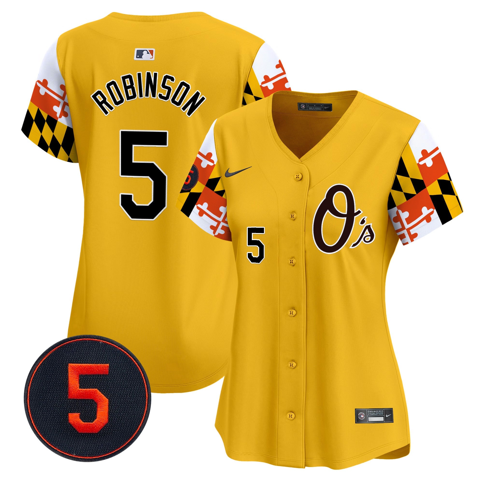 Women’s Baltimore Robinson Patch Vapor Premier Limited Jersey V5