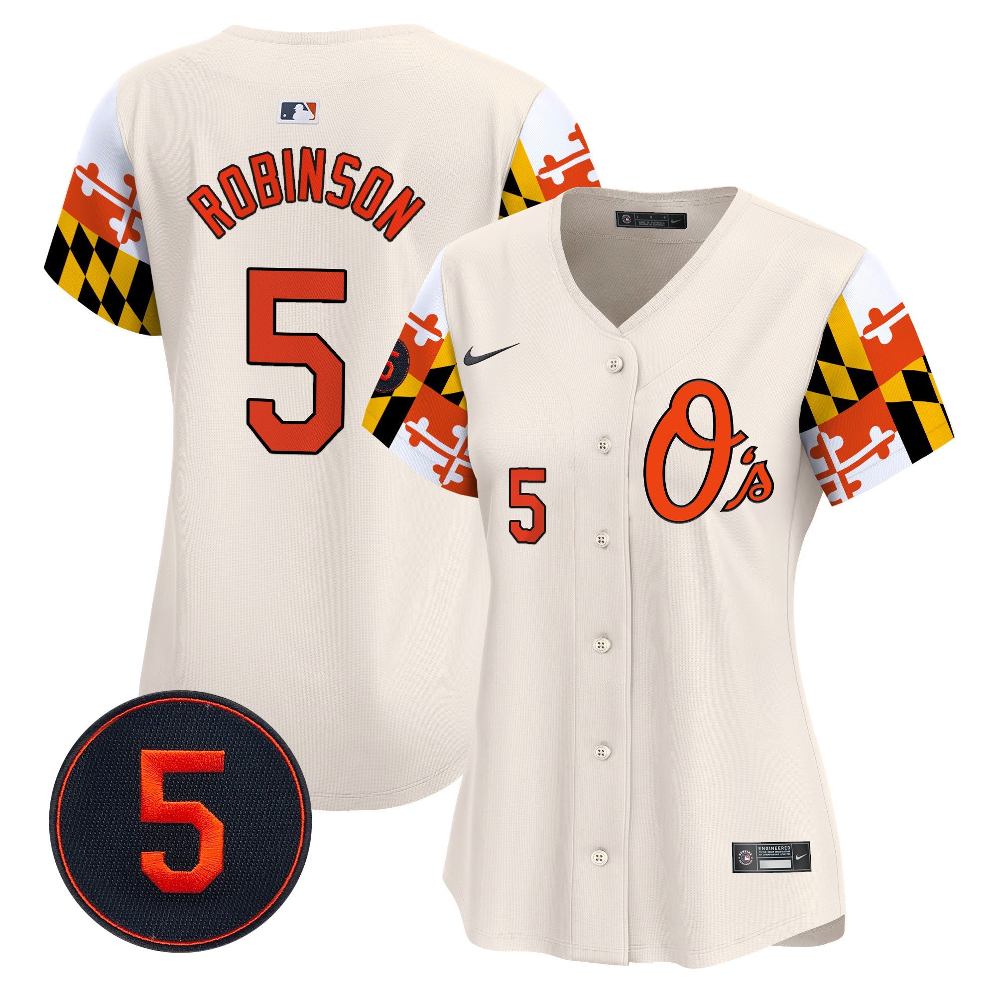 Women’s Baltimore Robinson Patch Vapor Premier Limited Jersey V5