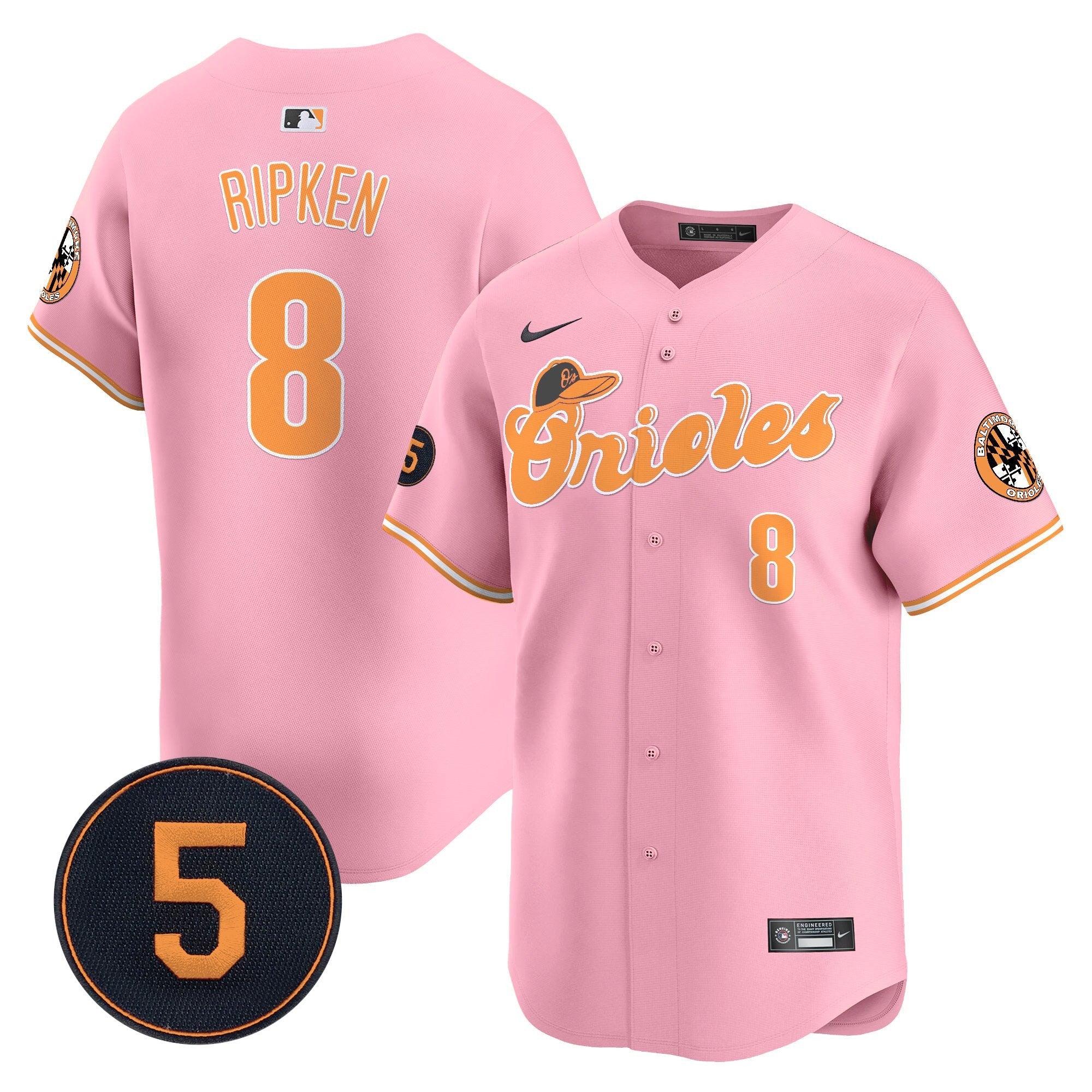 Unisex Baltimore Pastel Style Robinson Patch Vapor Premier Limited Jersey