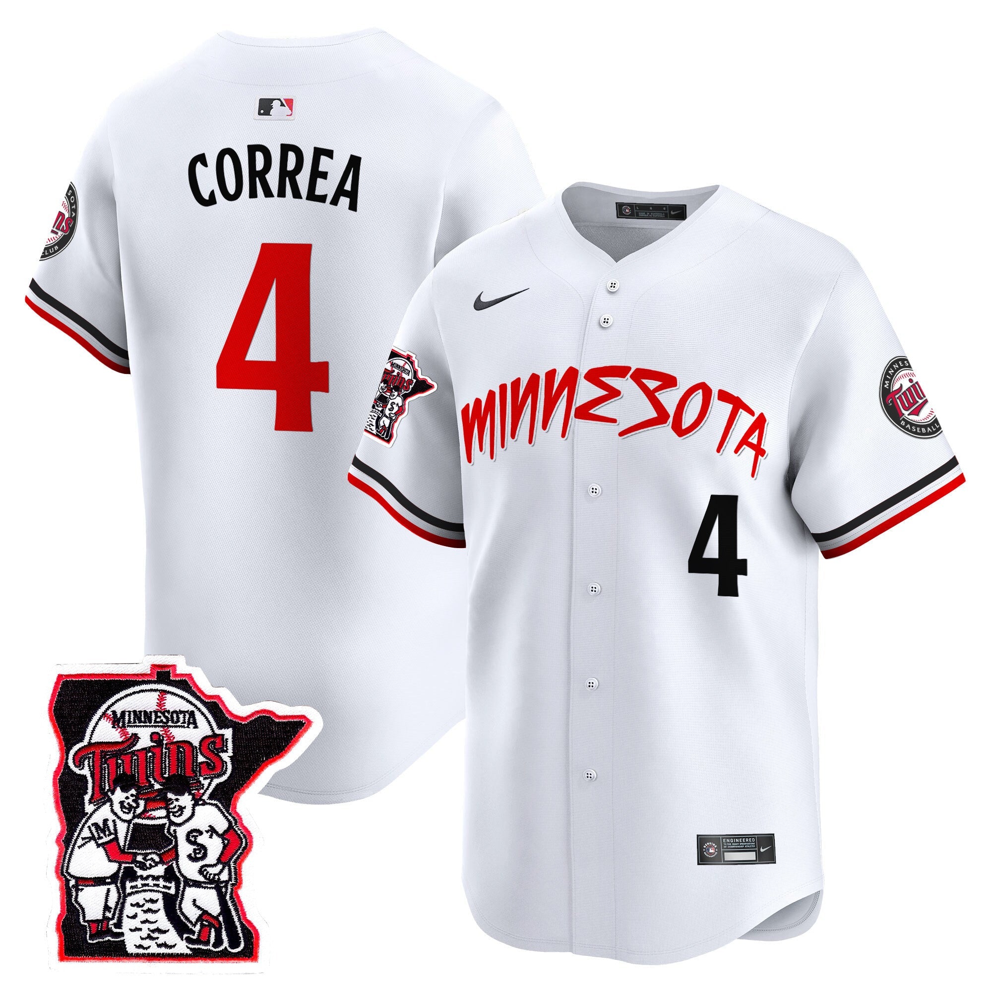 Men’s Minnesota Shaking Hands Patch Vapor Premier Limited Jersey