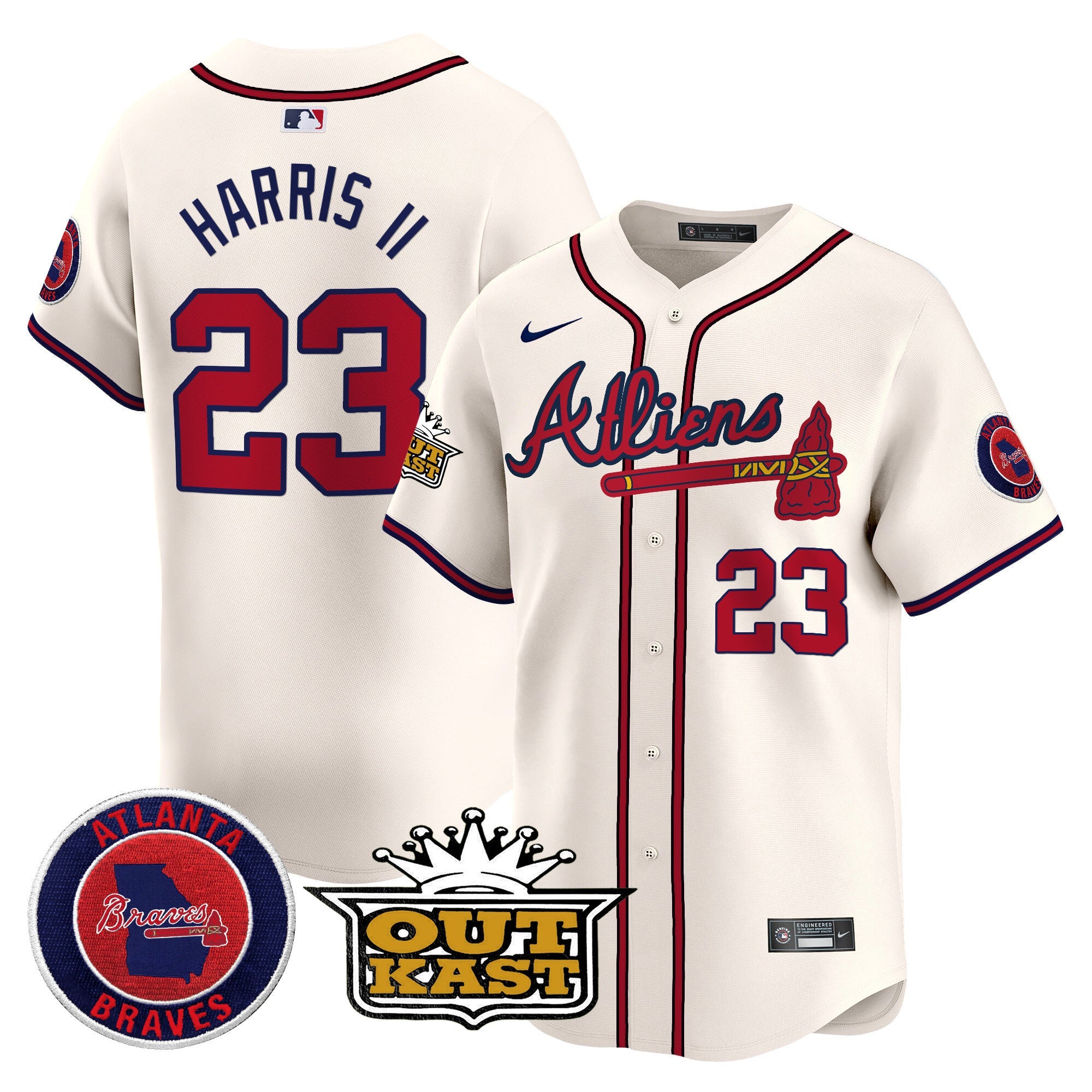 Men’s Atlanta Atliens Vapor Premier Limited Jersey V4