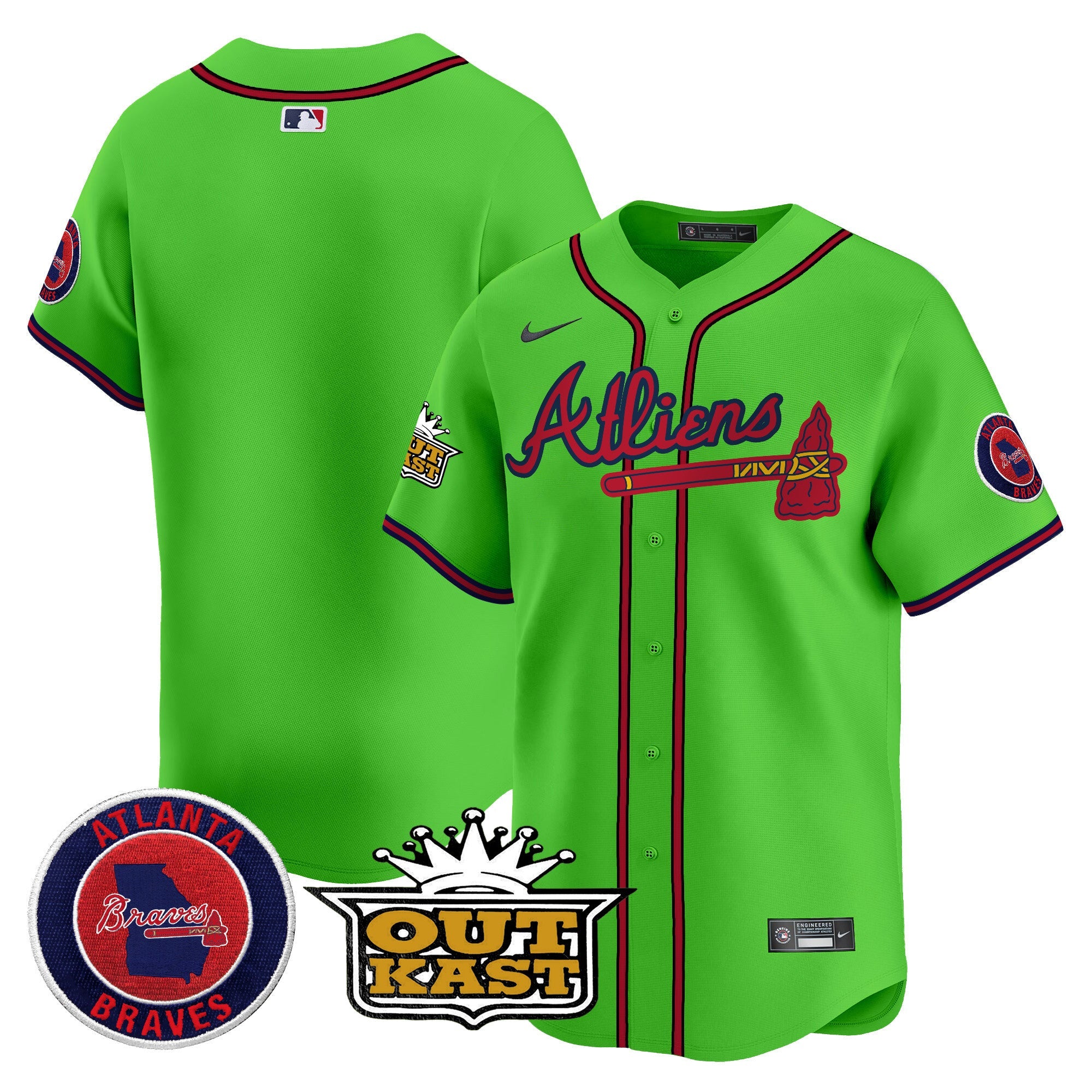 Men’s Atlanta Atliens Vapor Premier Limited Jersey V4
