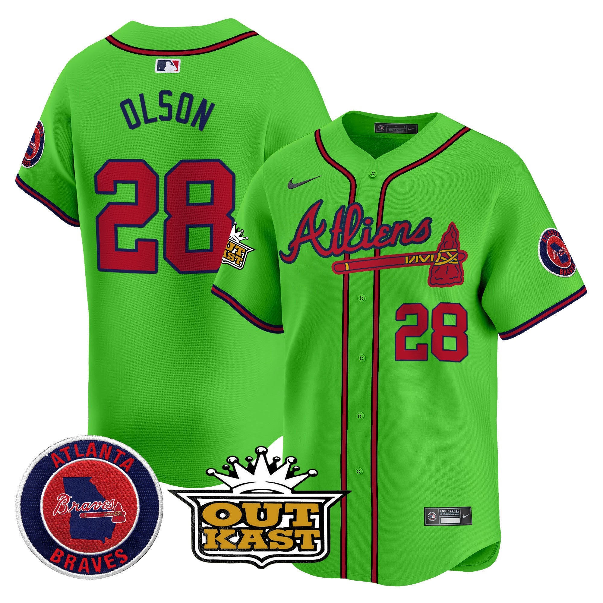 Men’s Atlanta Atliens Vapor Premier Limited Jersey V4